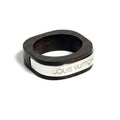 Louis Vuitton Metal Wood Band Ring (Pre-Owned)