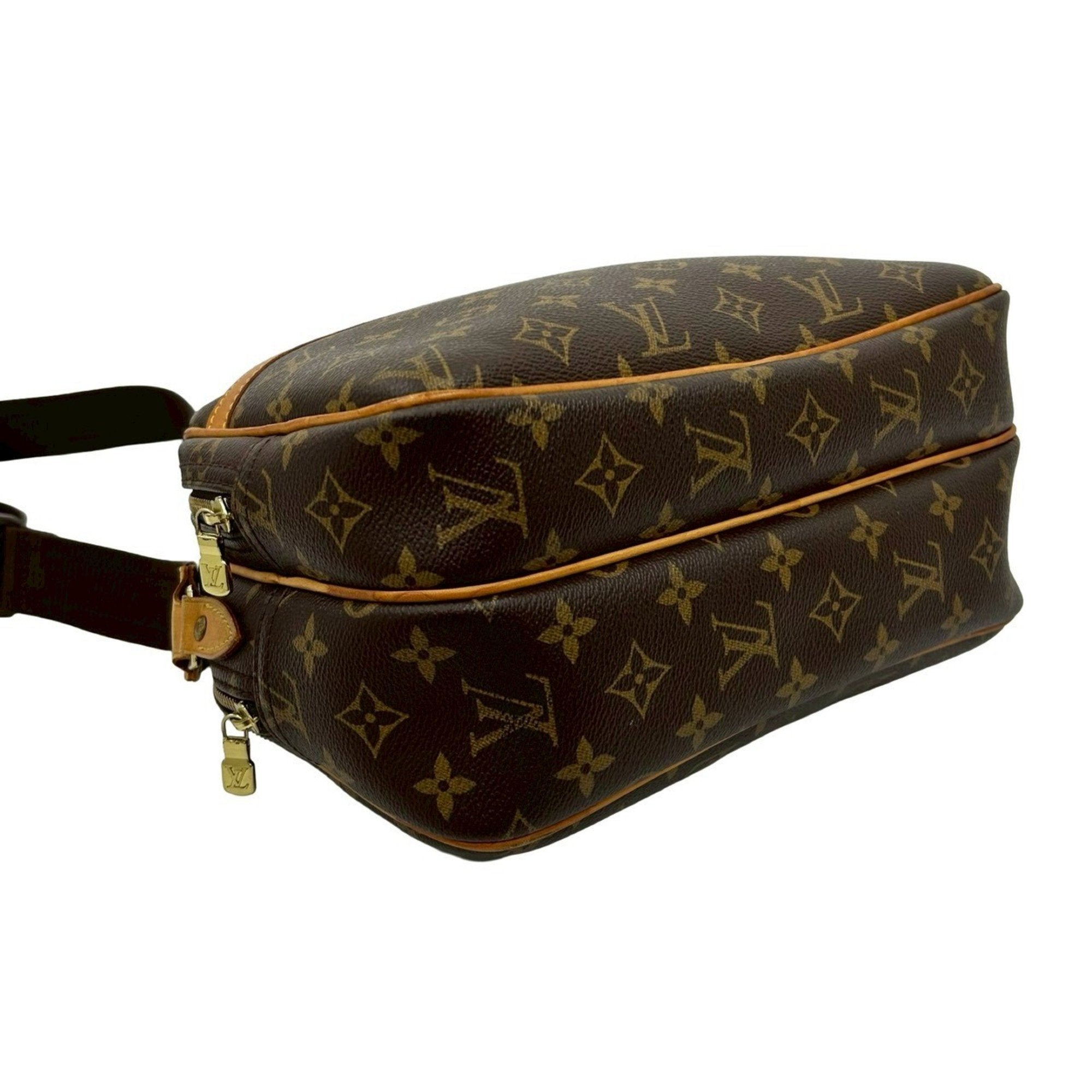 Louis Vuitton Brown Leather Pvc Pochette Shoulder Bag (Pre-Owned)