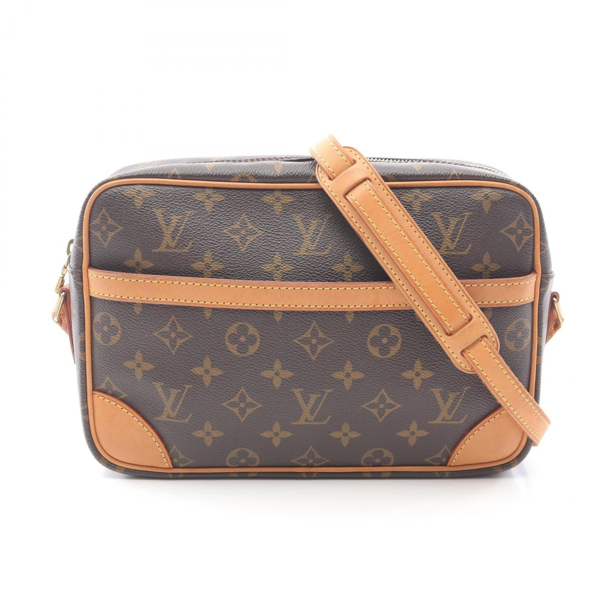 Louis Vuitton Brown Coated Canvas Pvc Leather Shoulder Bag (Pre-Owned)