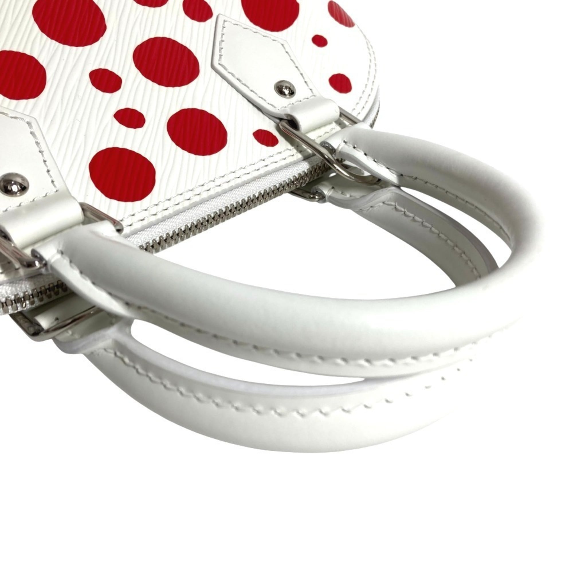 Louis Vuitton Yayoi Kusama Red Color White Epi Leather Handbag Shoulder Bag (Pre-Owned)