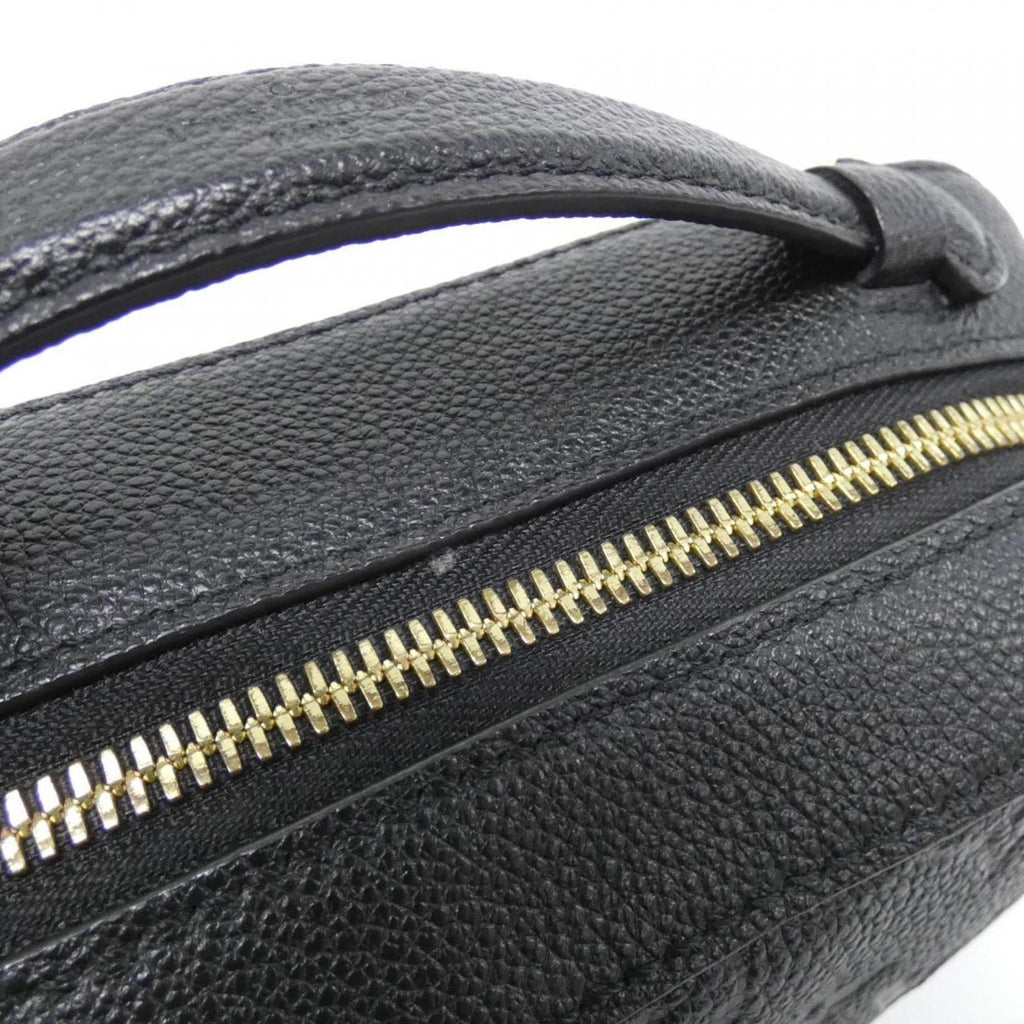 Louis Vuitton Black Leather Shoulder Bag (Pre-Owned)