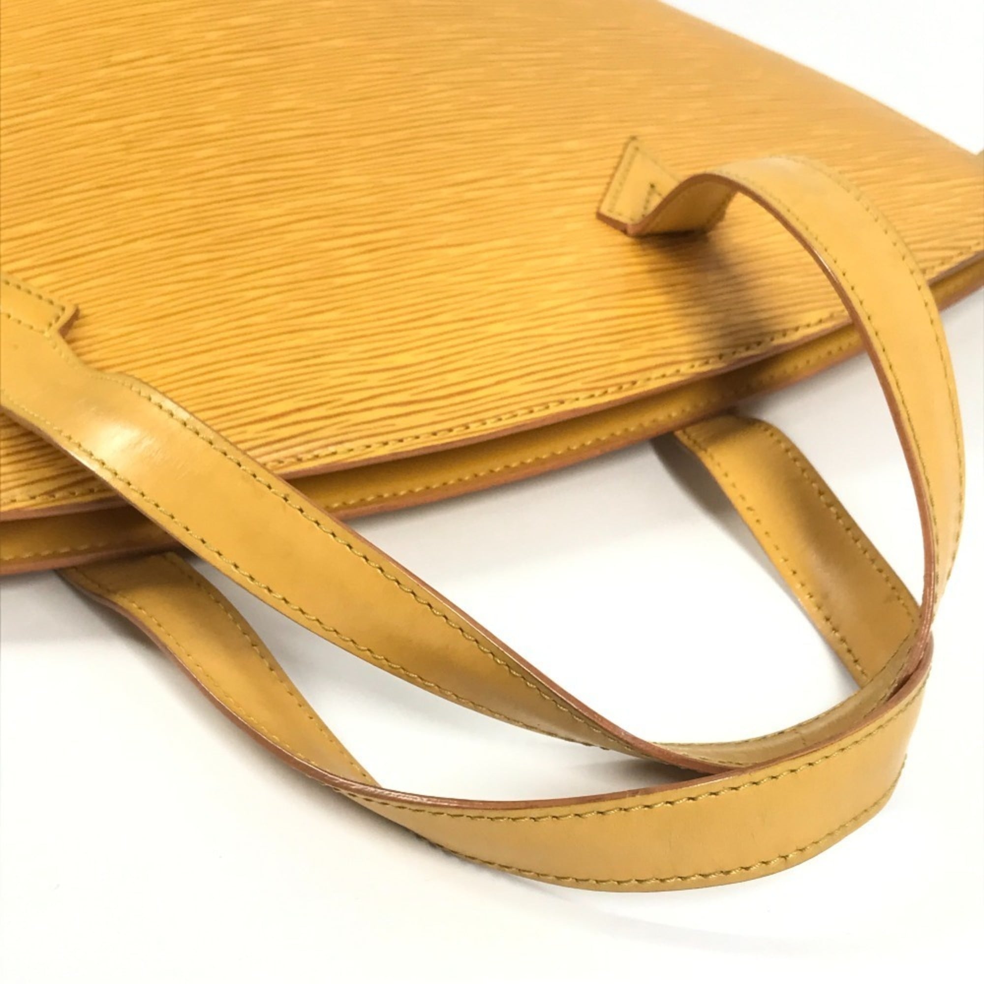Louis Vuitton Yellow Epi Leather Handbag Tote Bag (Pre-Owned)