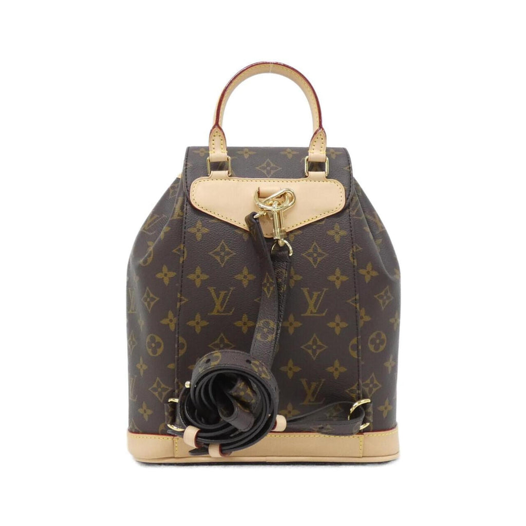 Louis Vuitton Monogram Marron Coated Canvas Backpack (Pre-Owned)