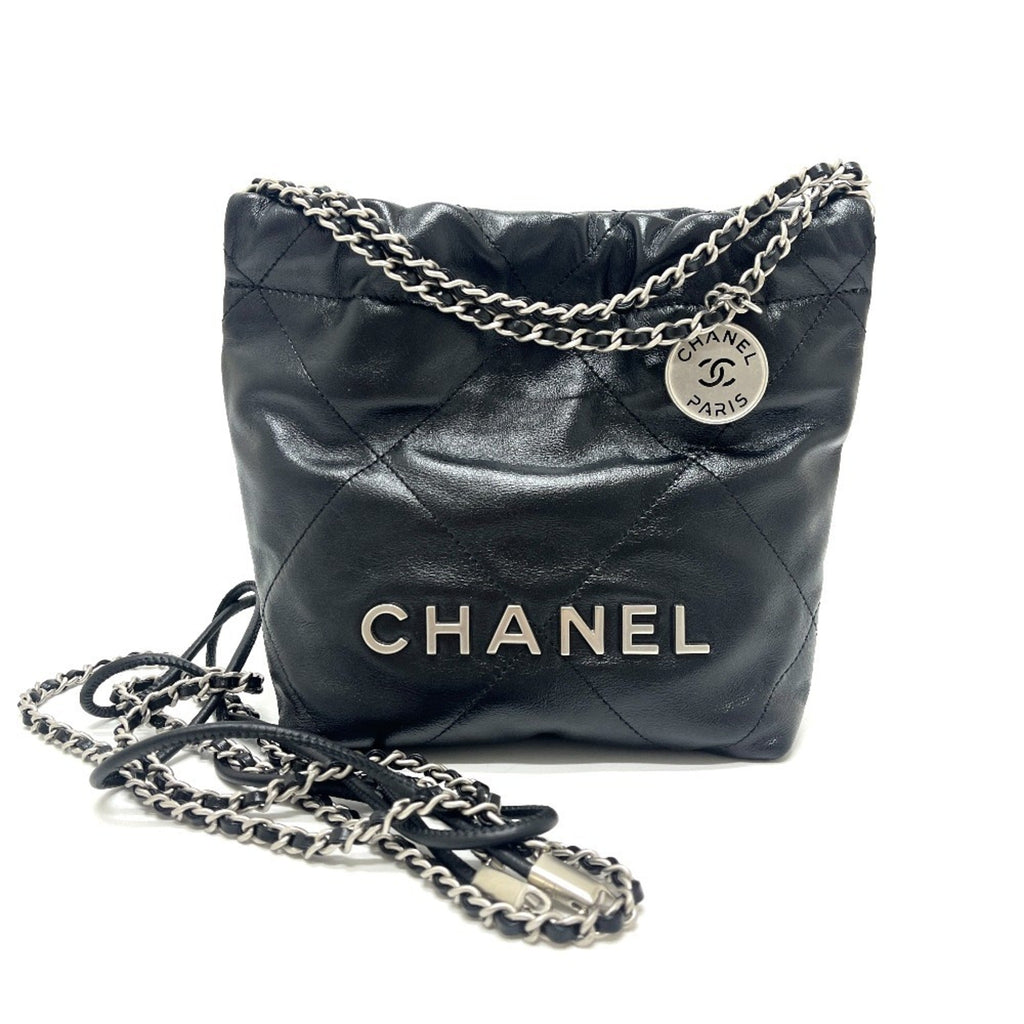 22 Chain Hobo Quilted Calfskin Mini