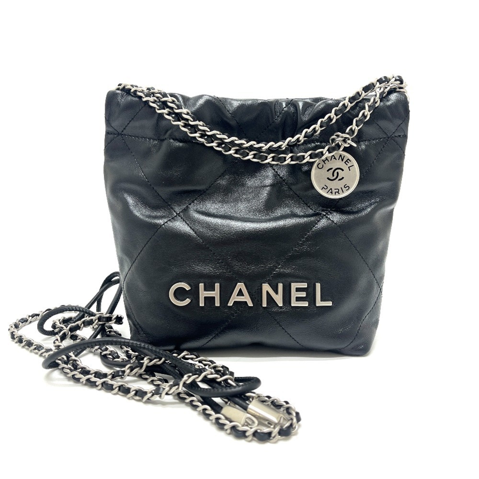 22 Chain Hobo Quilted Calfskin Mini