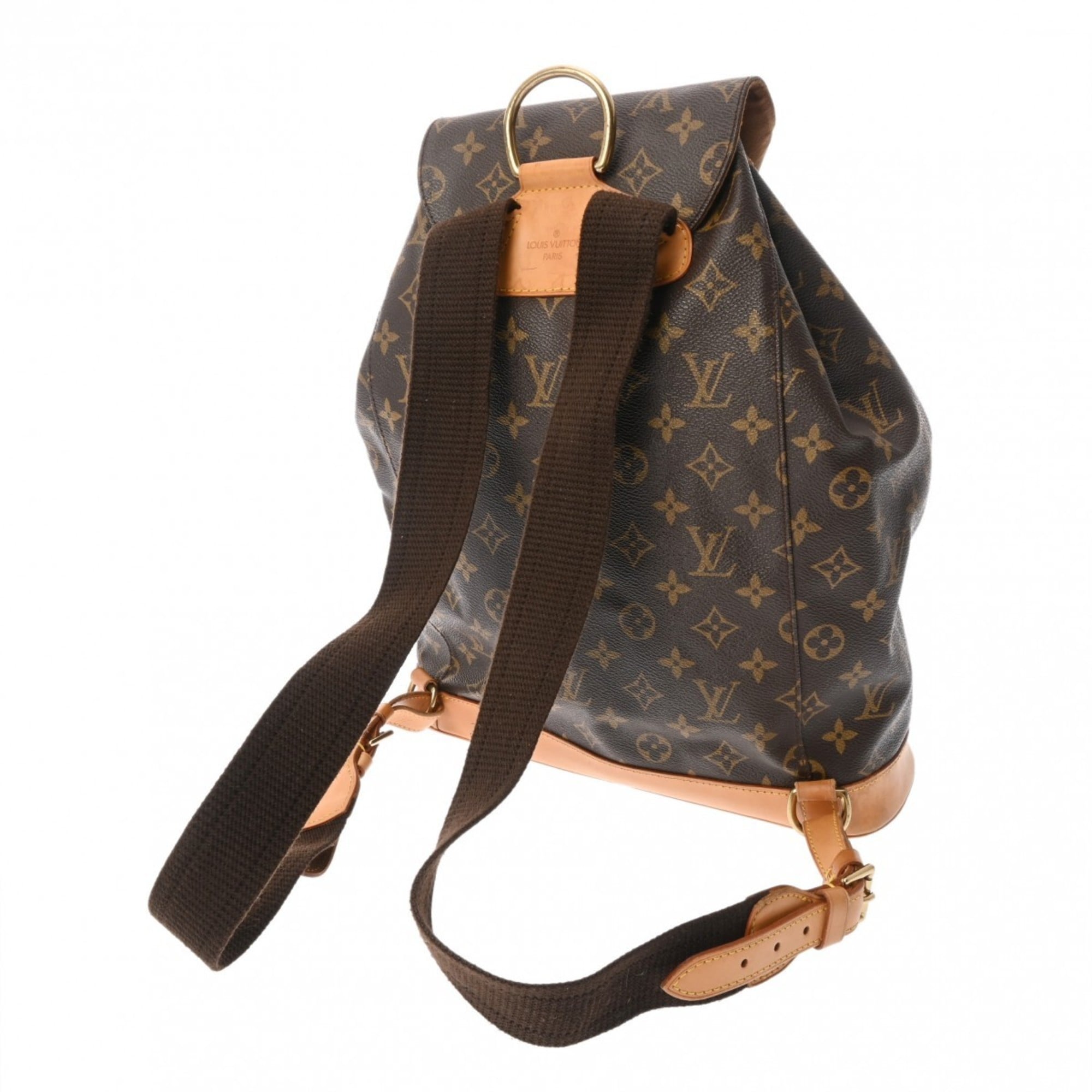 Louis Vuitton Brown Monogram Canvas Backpack (Pre-Owned)