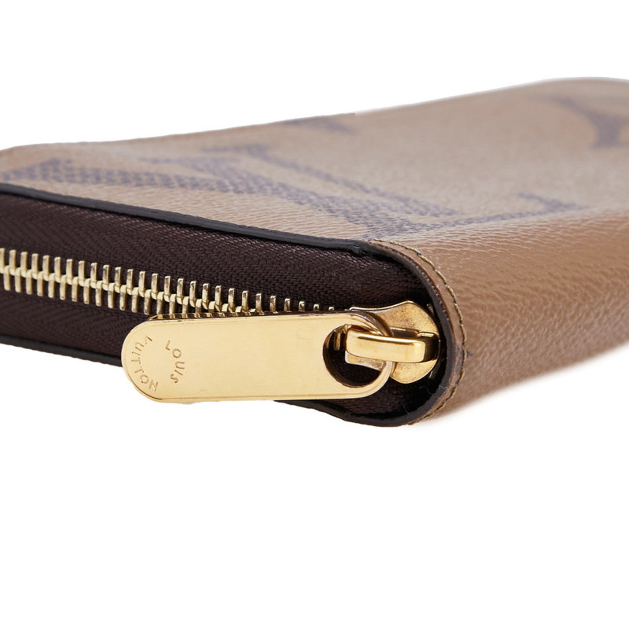 Louis Vuitton Monogram Brown Pvc Leather Wallet (Tri-Fold) (Pre-Owned)