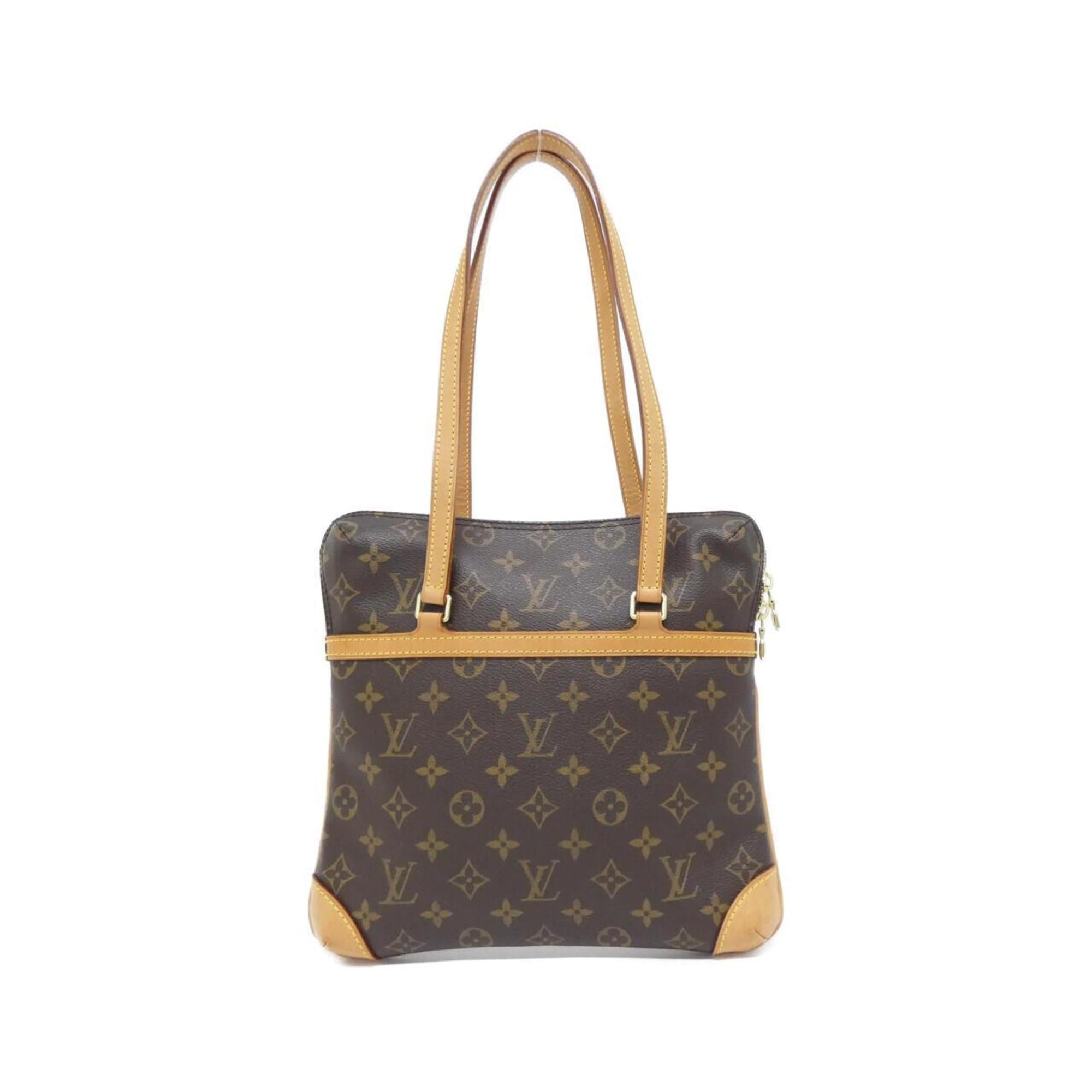 Louis Vuitton Marron Coated Canvas Shoulder Bag (Pre-Owned)