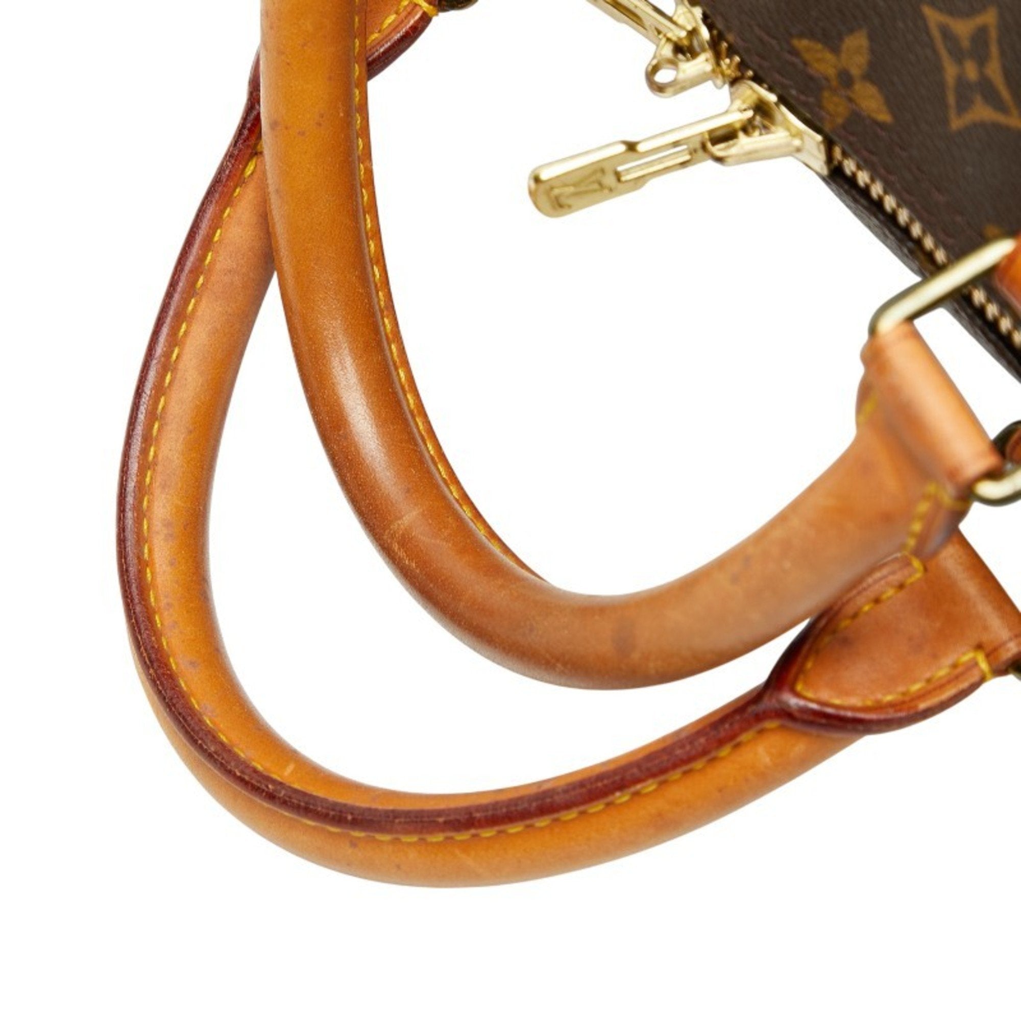 Louis Vuitton Brown Pvc Leather Boston Bag (Pre-Owned)
