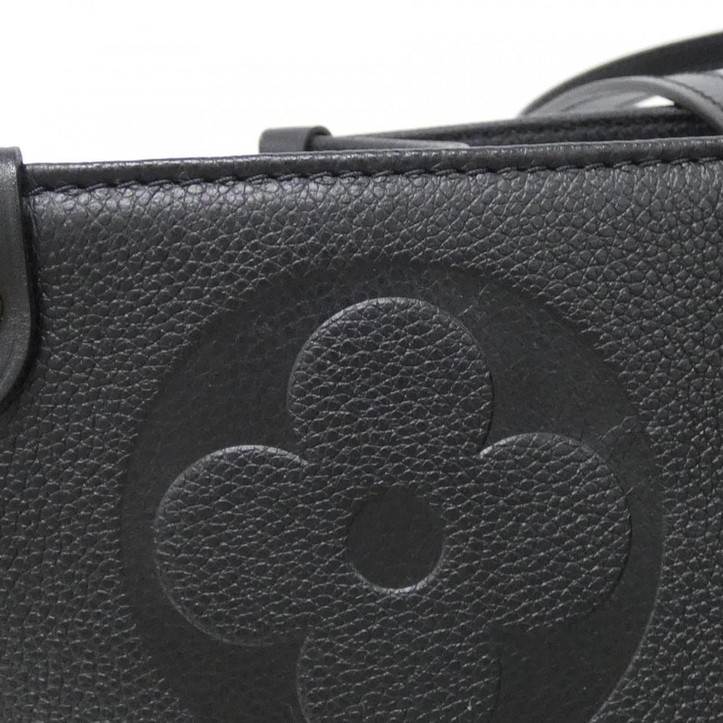 Louis Vuitton Black Leather Handbag (Pre-Owned)