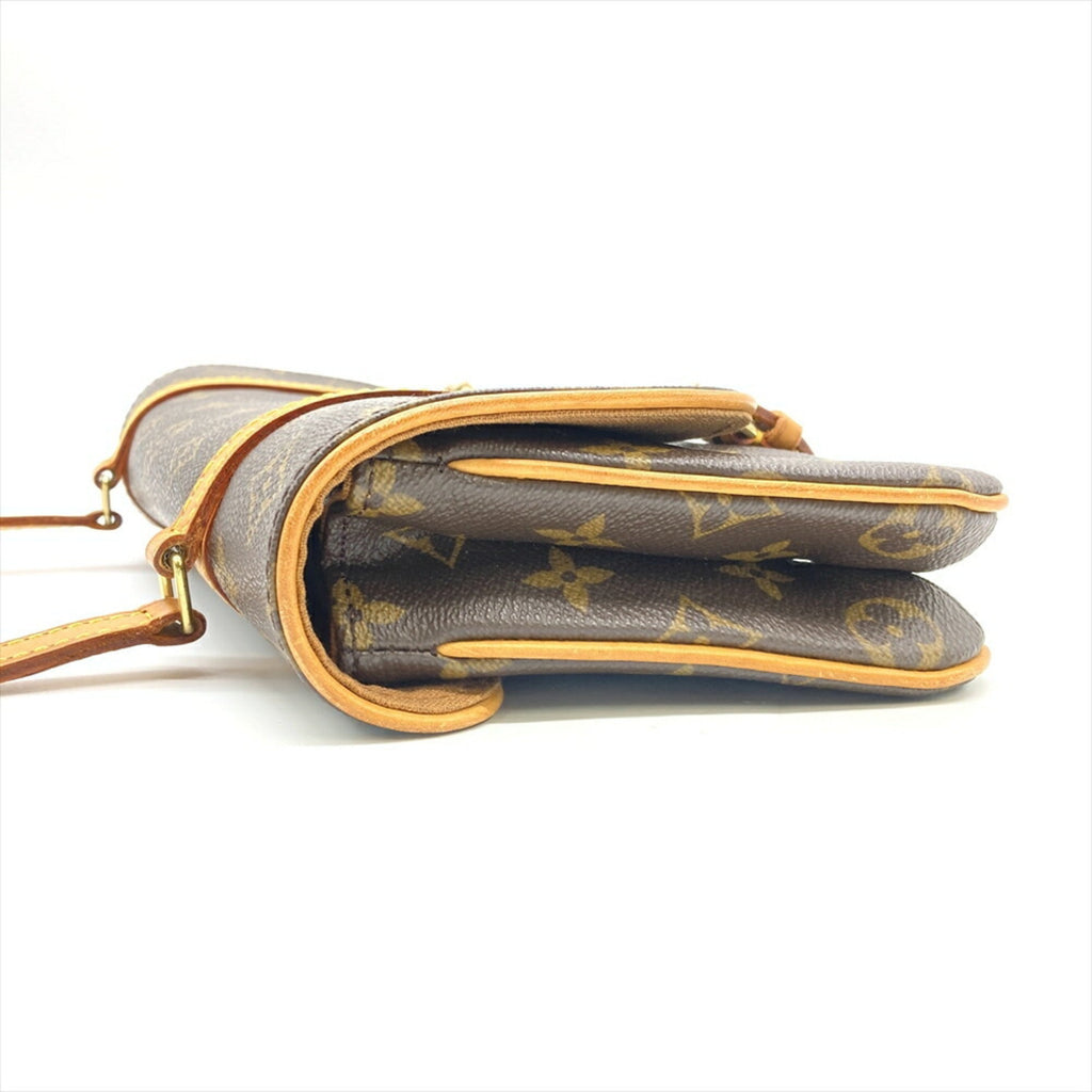 Louis Vuitton Monogram Brown Galle Monogram Monogram Shoulder Bag (Pre-Owned)