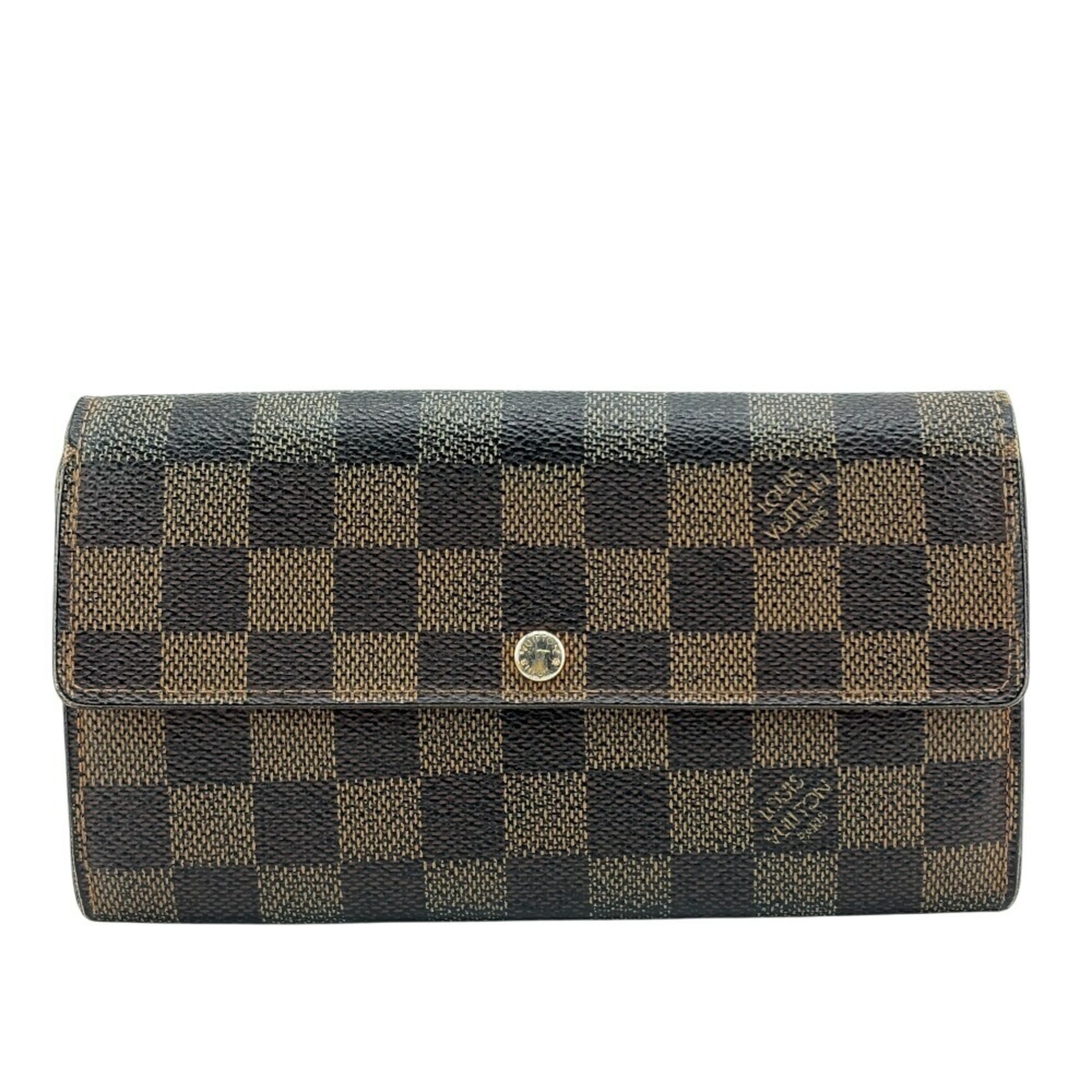 Louis Vuitton Brown Cuir Ombre Leather Coin Purse/Coin Case (Pre-Owned)