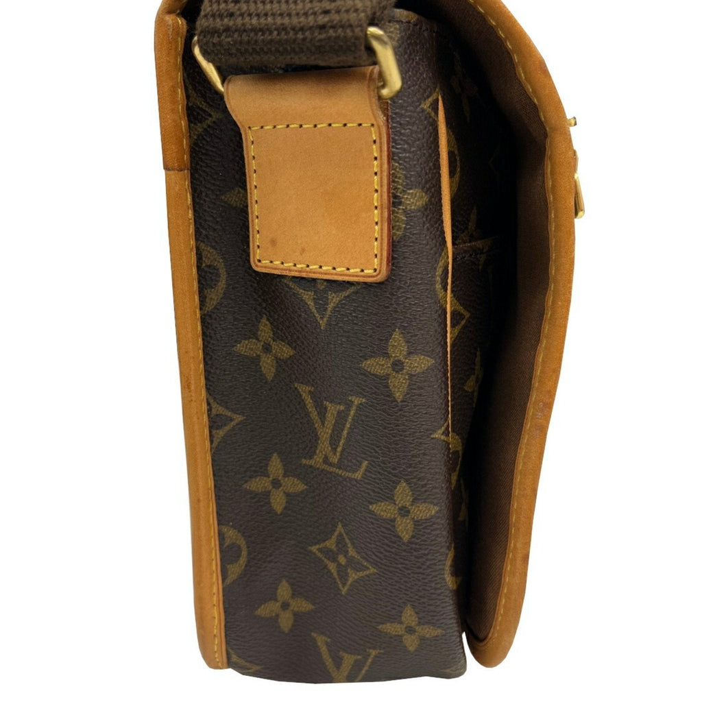 Louis Vuitton Brown Monogram Leather Shoulder Bag (Pre-Owned)