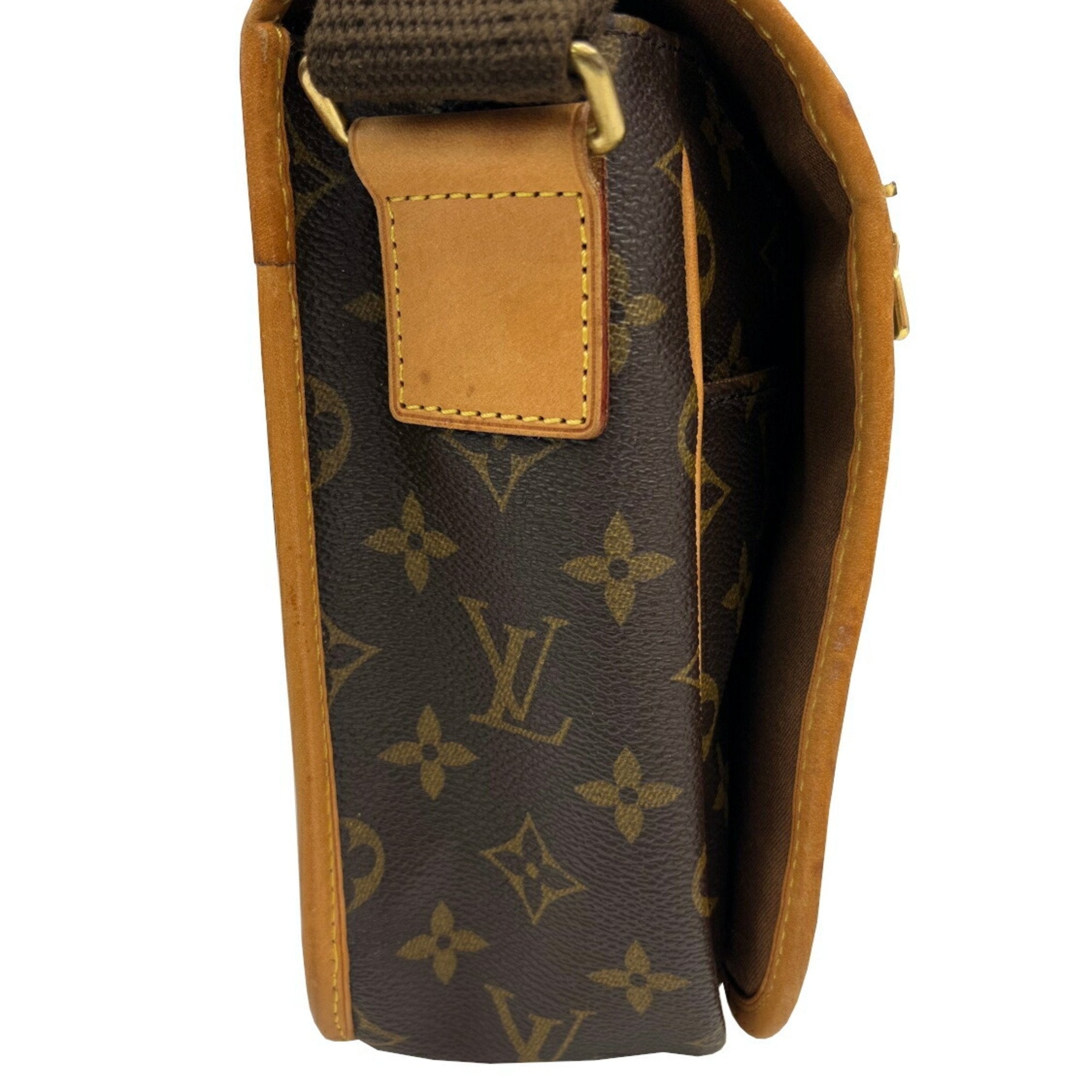 Louis Vuitton Brown Monogram Leather Shoulder Bag (Pre-Owned)