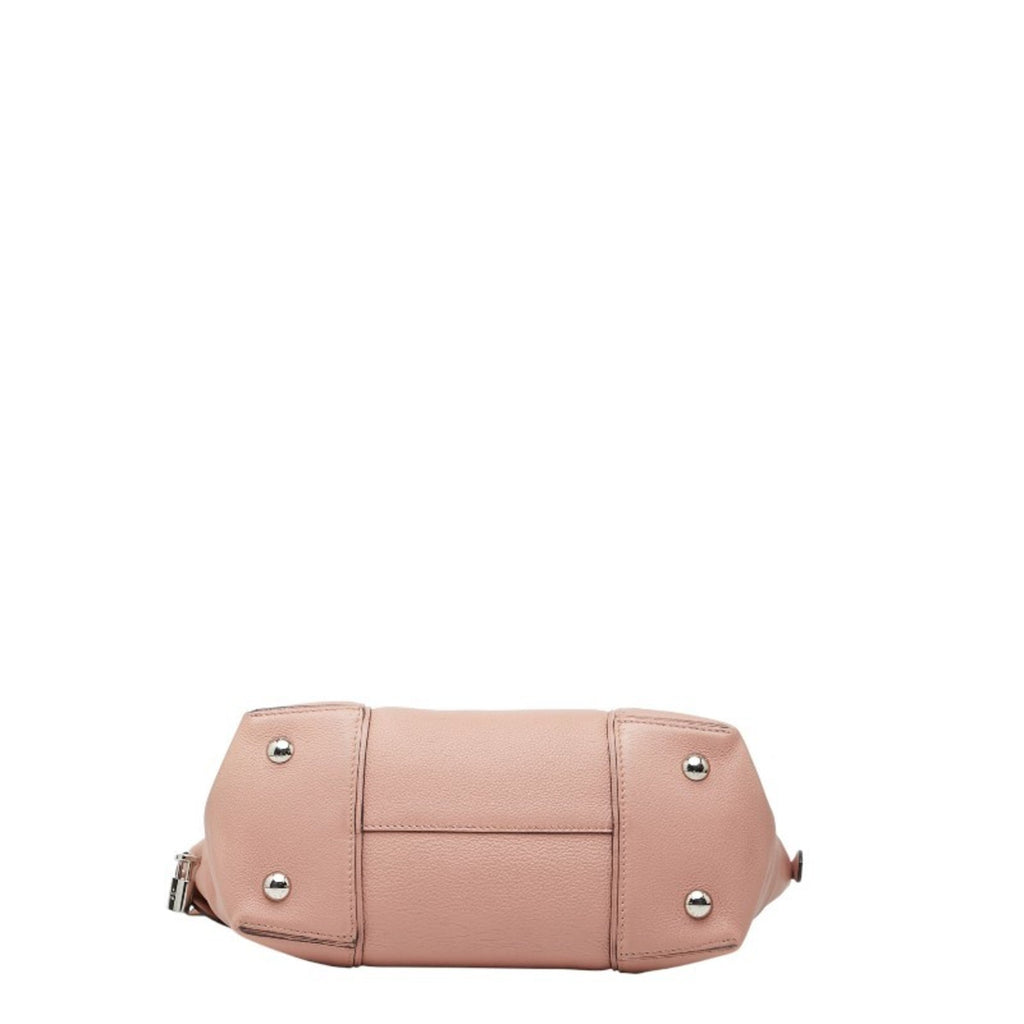 Louis Vuitton Magnolia Pink Leather Handbag Shoulder Bag (Pre-Owned)