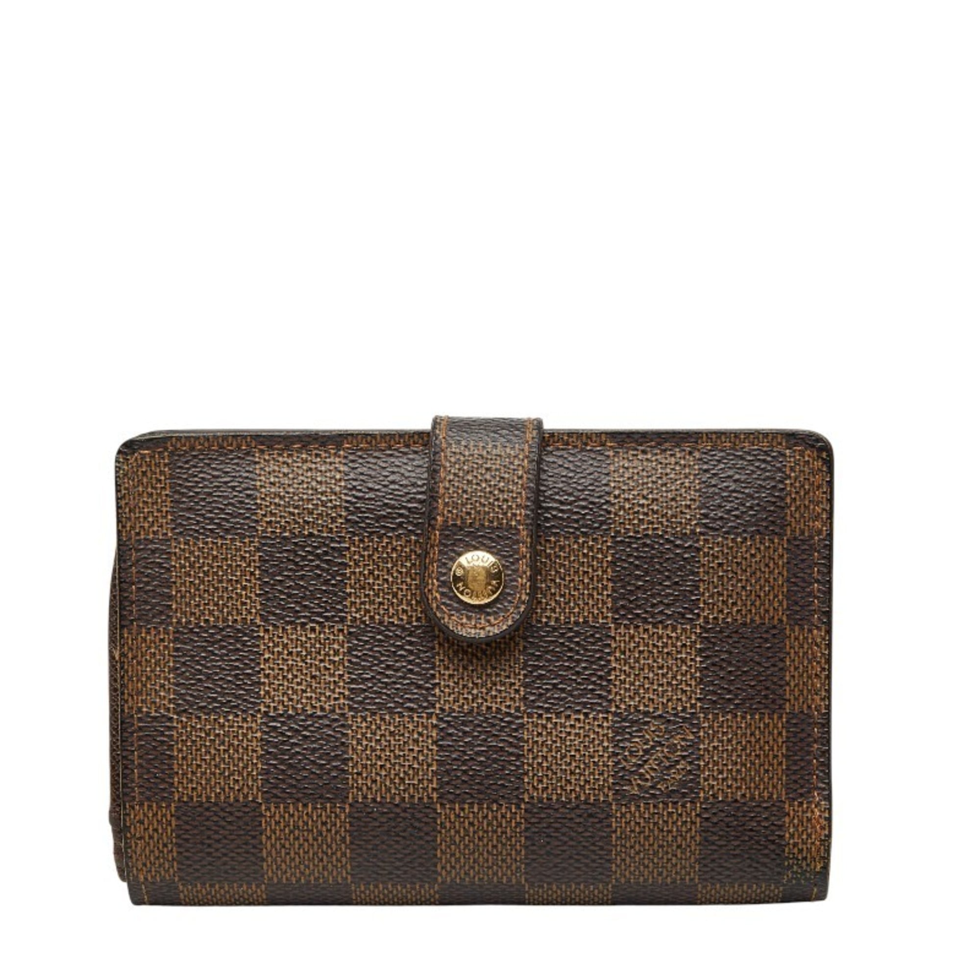 Louis Vuitton Damier Brown Pvc Wallet (Bi-Fold) (Pre-Owned)