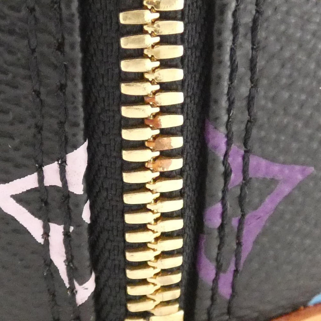 Louis Vuitton Black Coated Canvas Handbag (Pre-Owned)