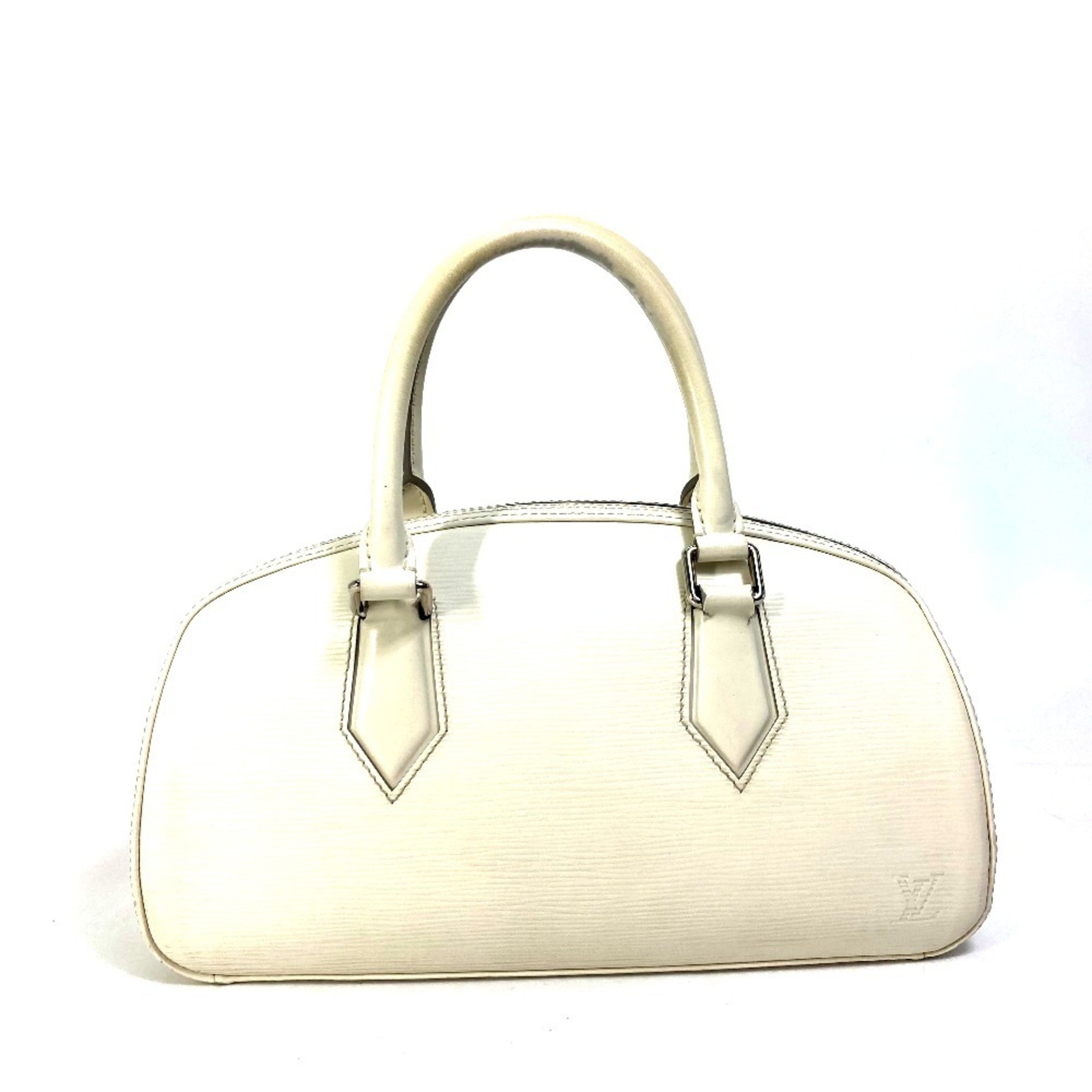 Louis Vuitton Epi Lv Off White White Epi Leather Boston Bag Handbag (Pre-Owned)