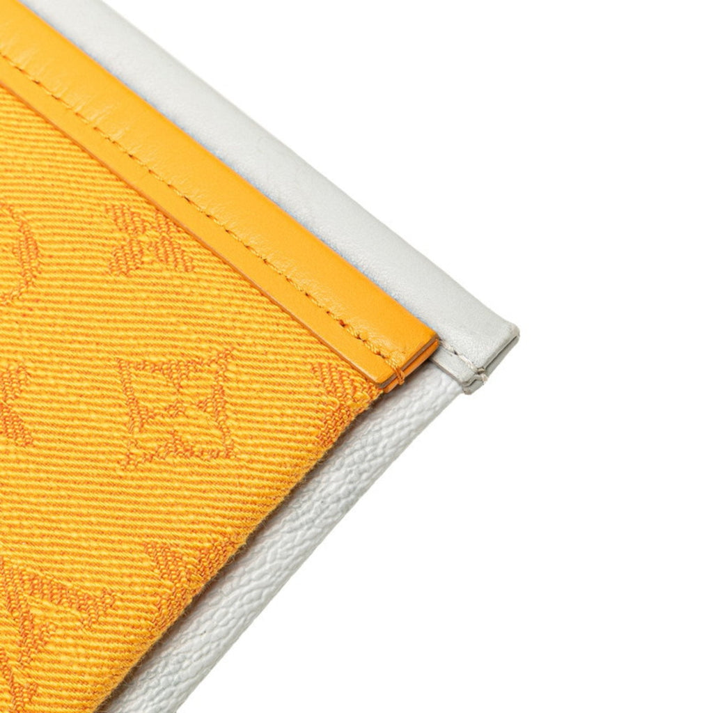 Louis Vuitton Gray Orange Pvc Canvas Shoulder Bag (Pre-Owned)
