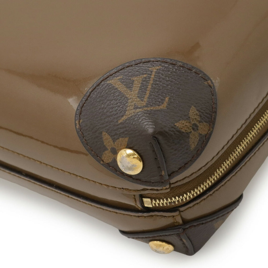Louis Vuitton Brown Monogram Monogram Idylle Patent Leather Pochette Shoulder Bag (Pre-Owned)