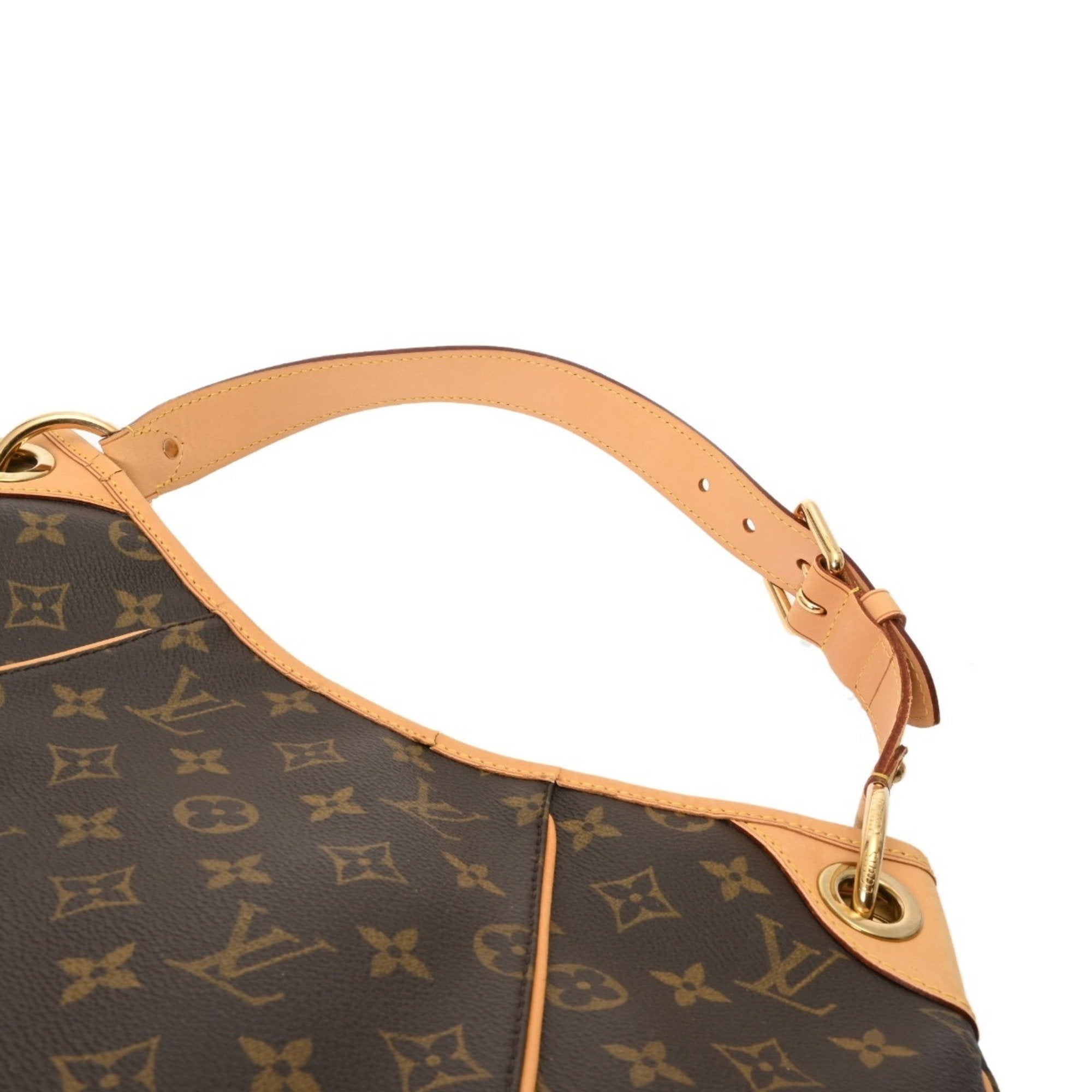 Louis Vuitton Brown Monogram Canvas Shoulder Bag (Pre-Owned)