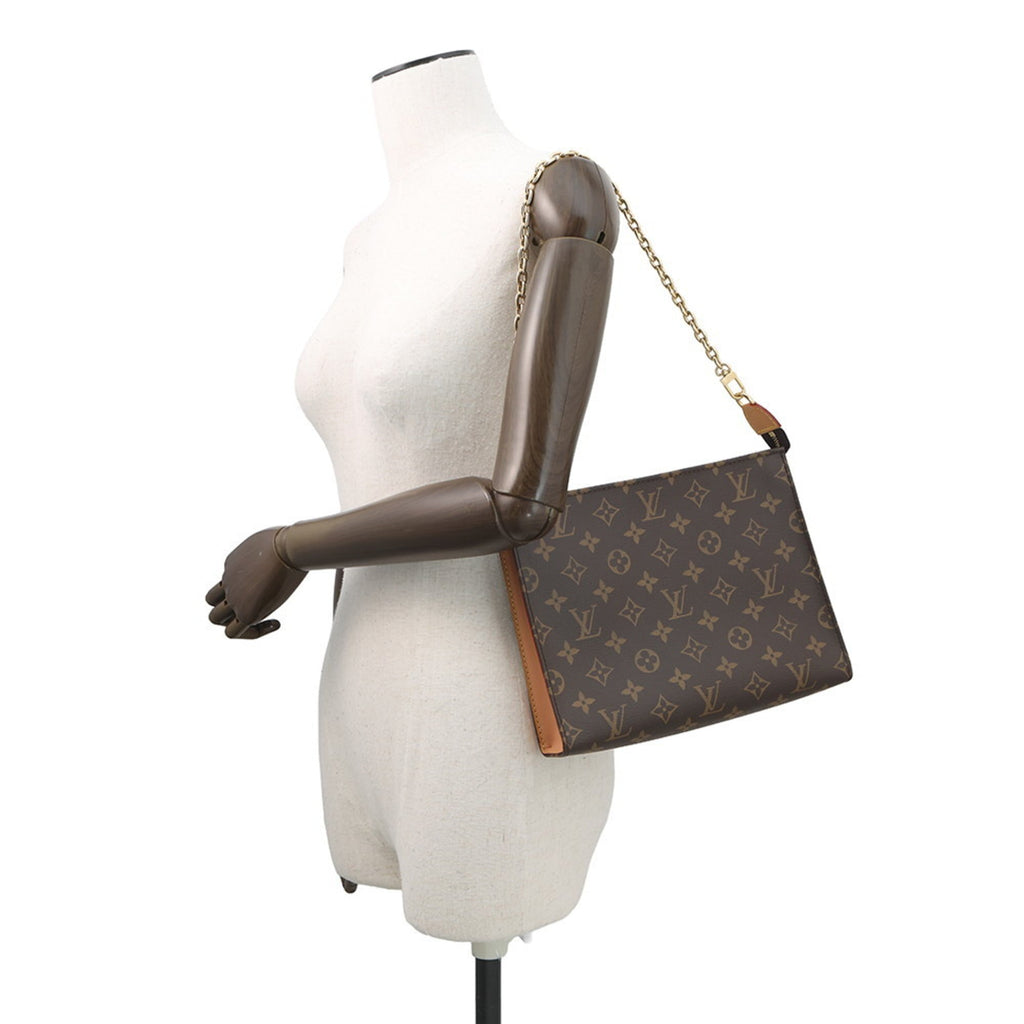 Louis Vuitton Brown Monogram Monogram Clutch Bag Pouch Shoulder Bag (Pre-Owned)