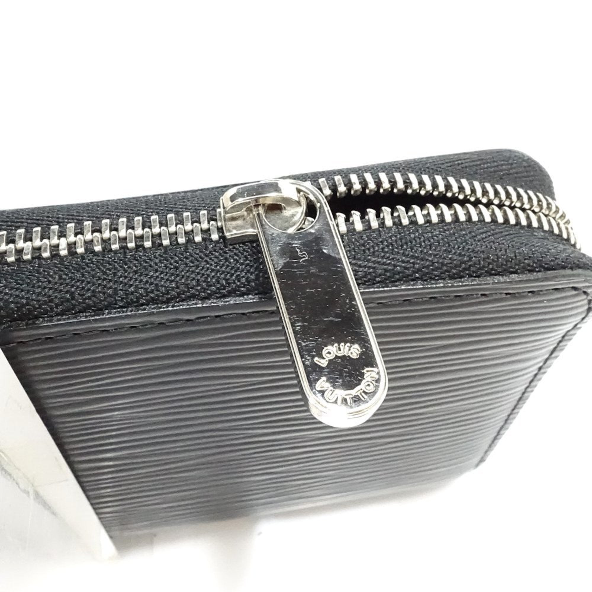 Louis Vuitton Epi Noir Leather Coin Purse/Coin Case (Pre-Owned)