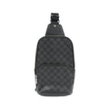 Louis Vuitton Graphite Gray Coated Canvas Shoulder Bag (Pre-Owned)