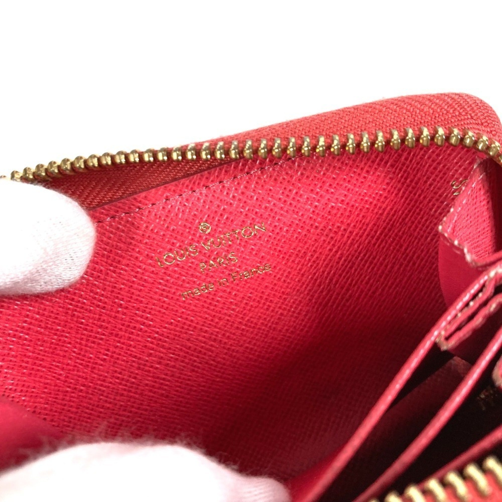 Louis Vuitton Brown Monogram Pink Poppy Petal Monogram Card Wallet (Pre-Owned)