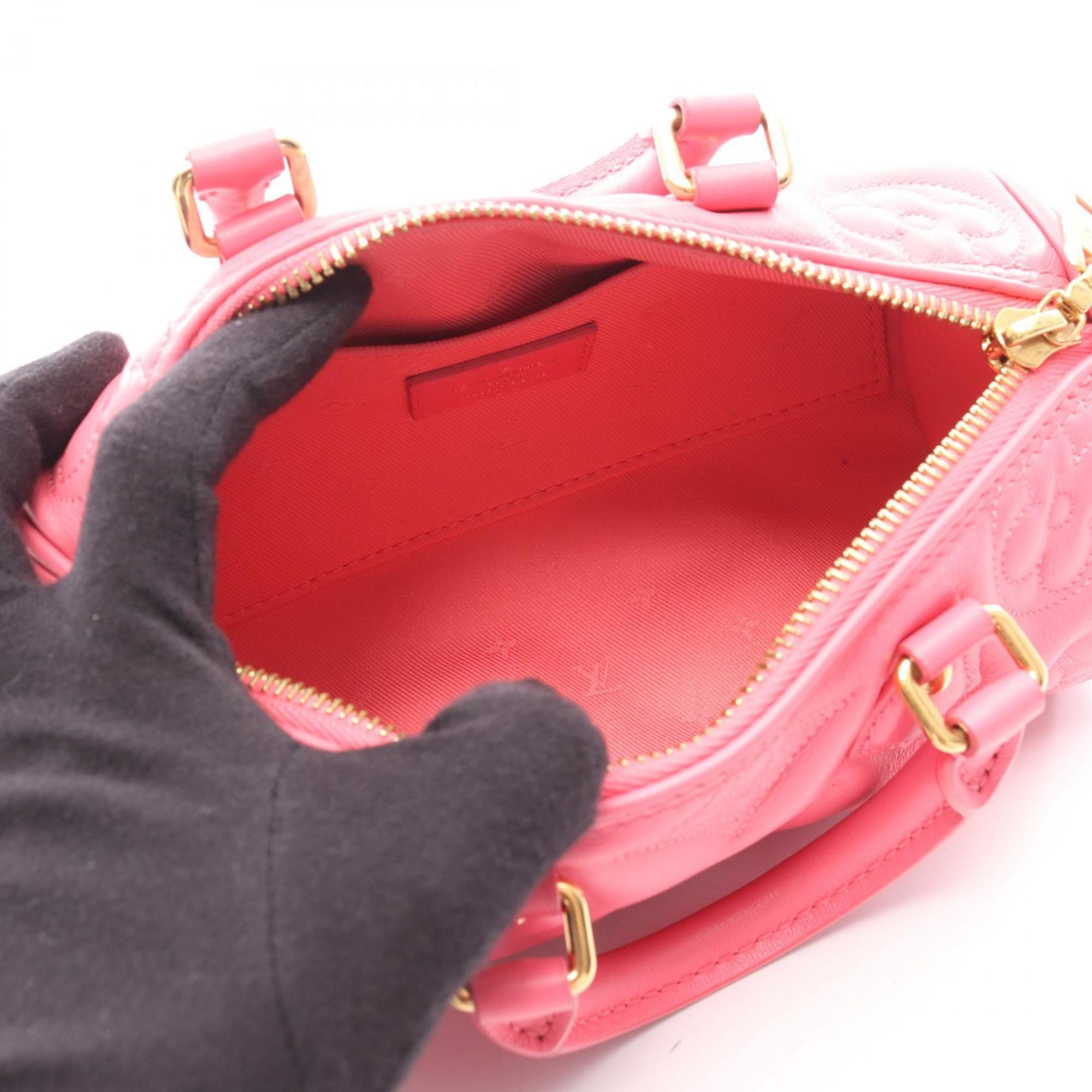 Louis Vuitton Pink Leather Handbag (Pre-Owned)