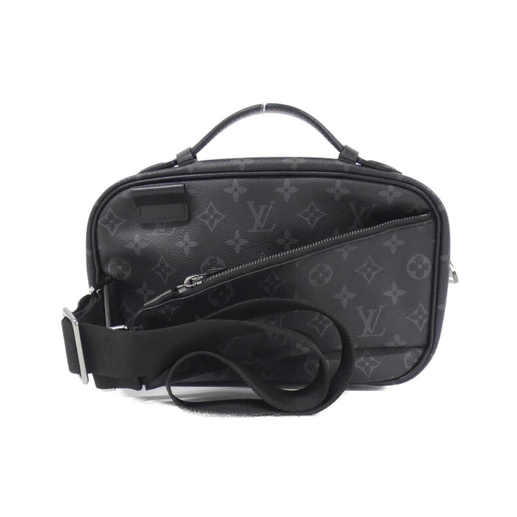 Louis Vuitton Black Coated Canvas Shoulder Bag (Pre-Owned)