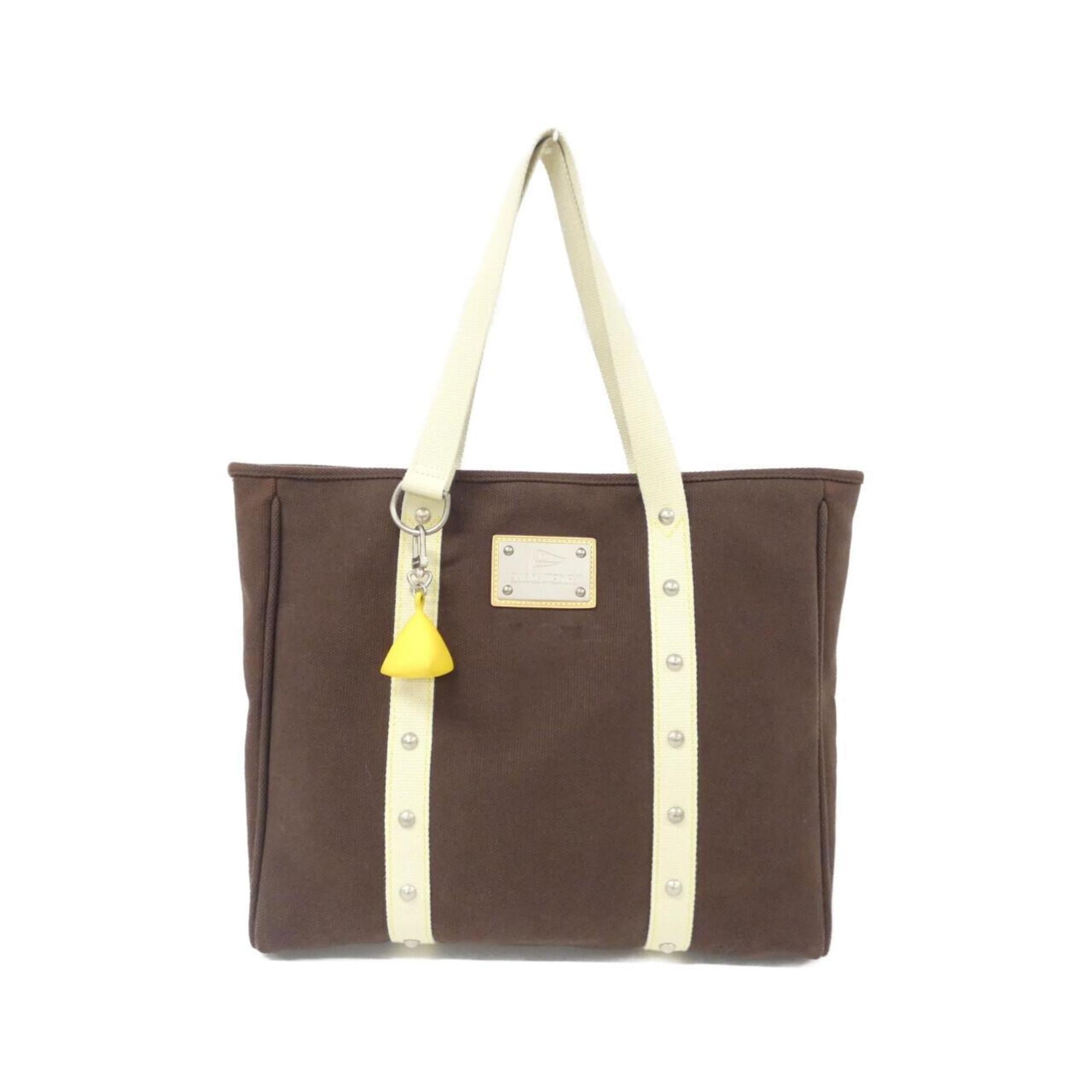 Louis Vuitton Mocha Canvas Handbag (Pre-Owned)