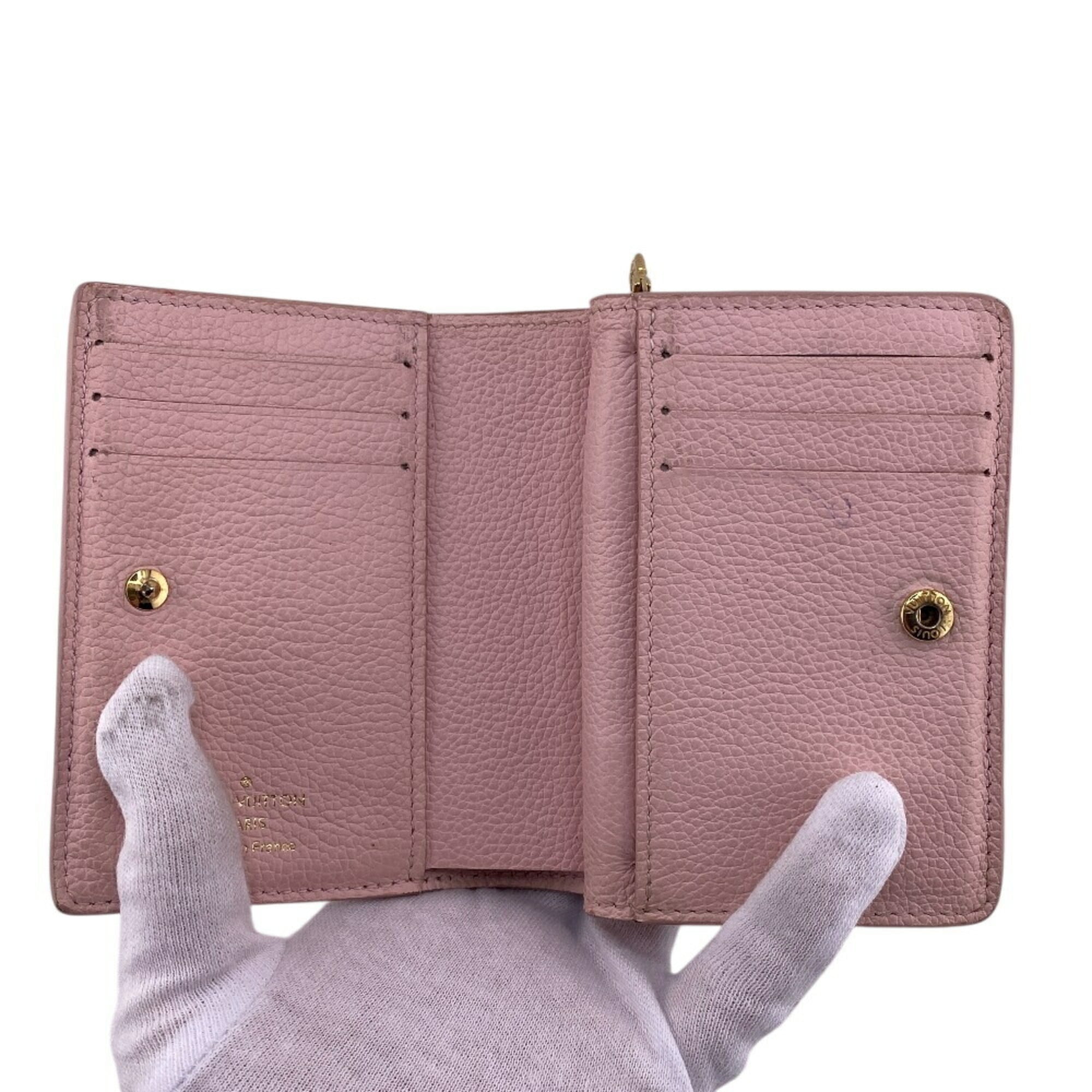 Louis Vuitton Pink Leather Wallet (Bi-Fold) (Pre-Owned)