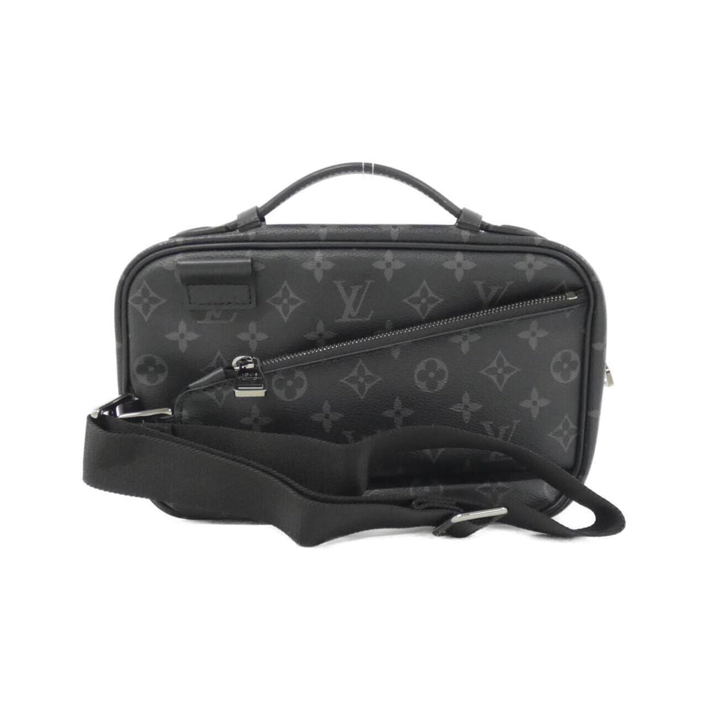 Louis Vuitton Black Coated Canvas Shoulder Bag (Pre-Owned)