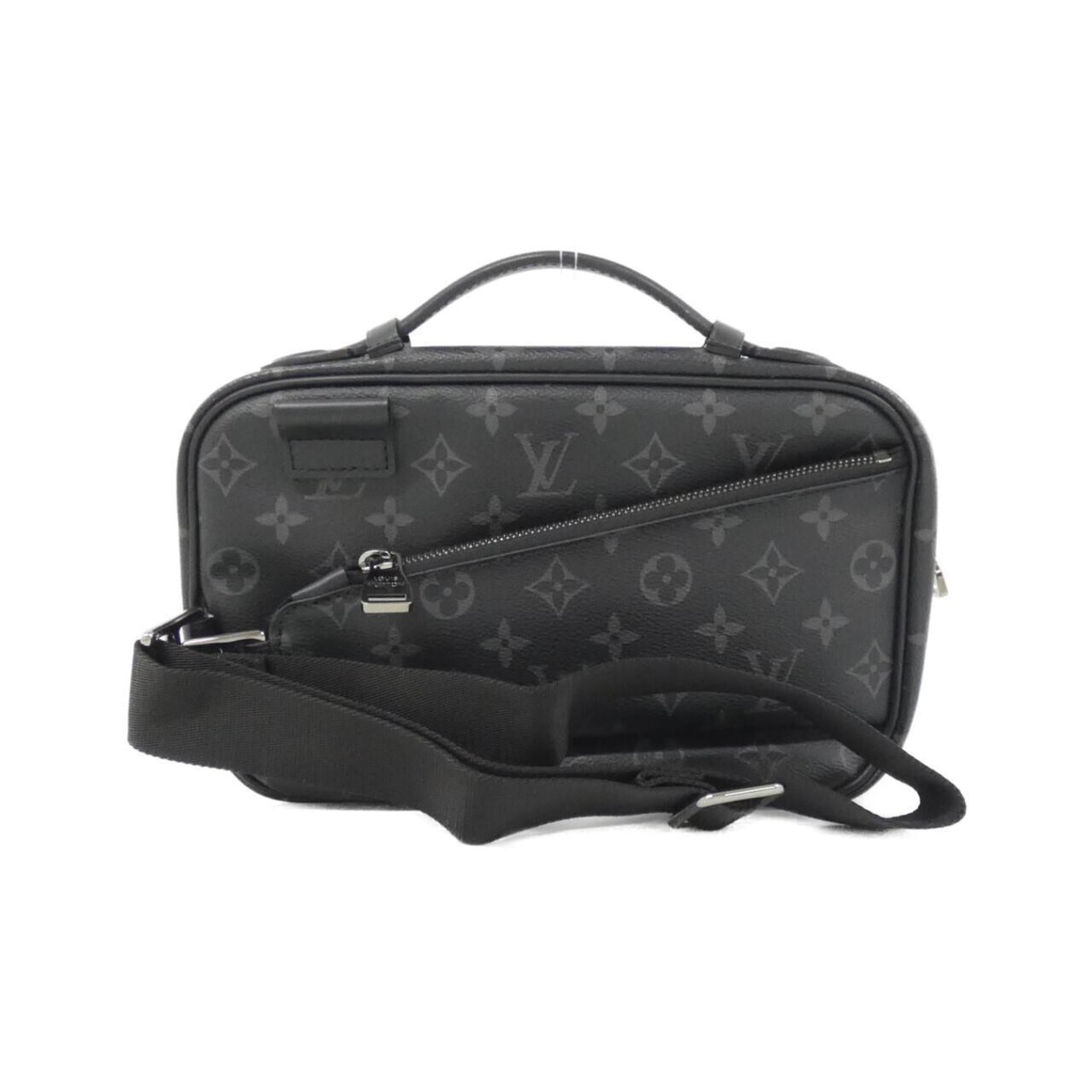 Louis Vuitton Black Coated Canvas Shoulder Bag (Pre-Owned)