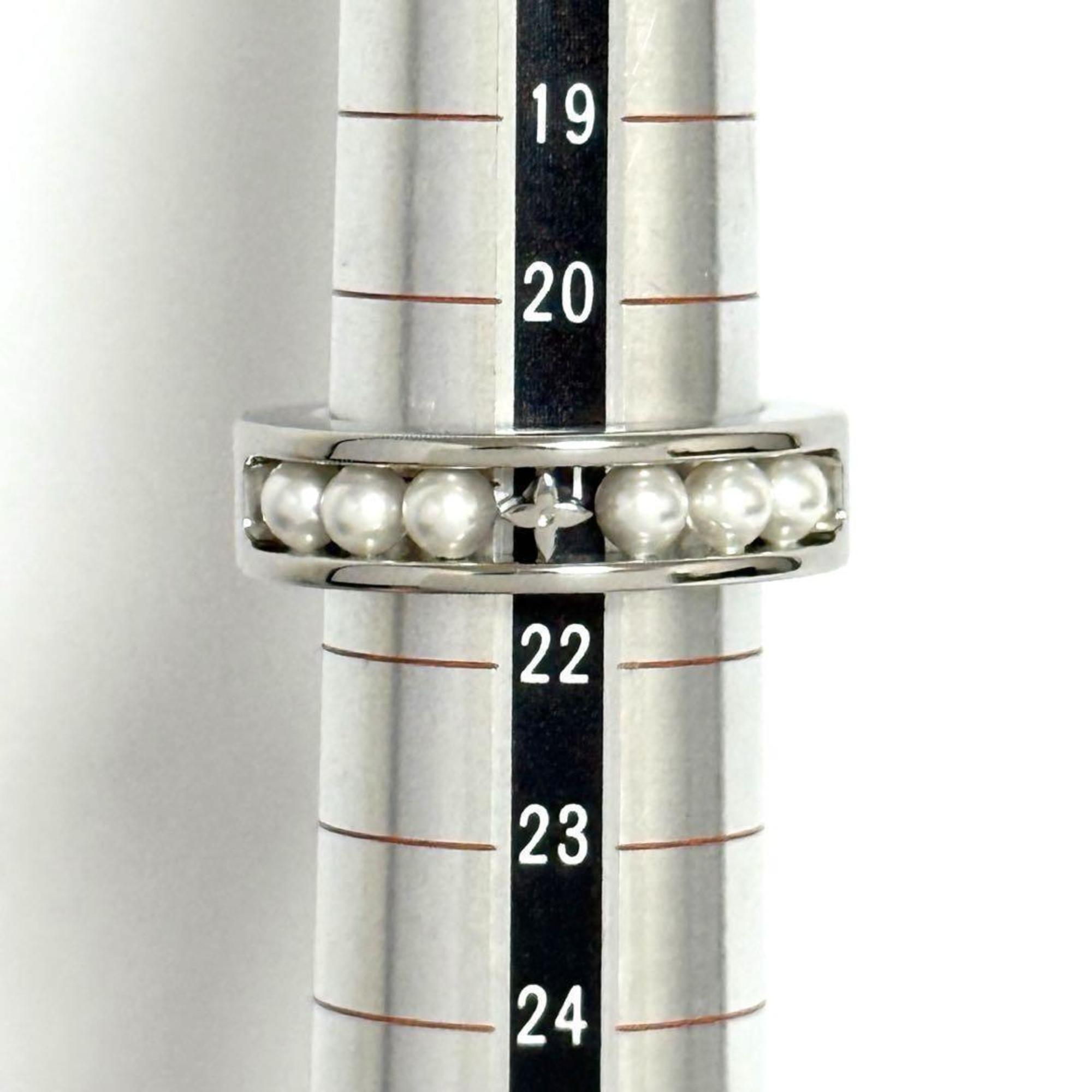 Louis Vuitton Silver 925 Band Ring (Pre-Owned)