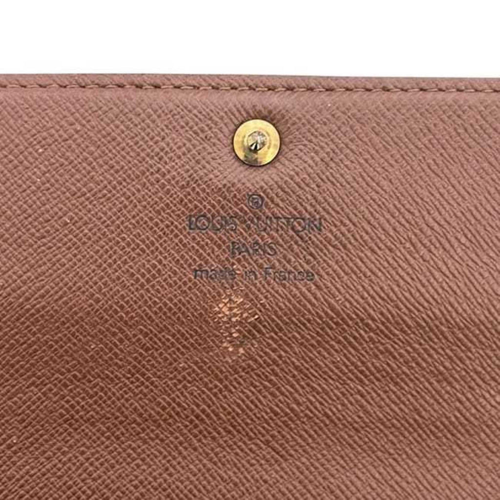 Louis Vuitton Monogram Brown Monogram Long Wallet (Bi-Fold) (Pre-Owned)