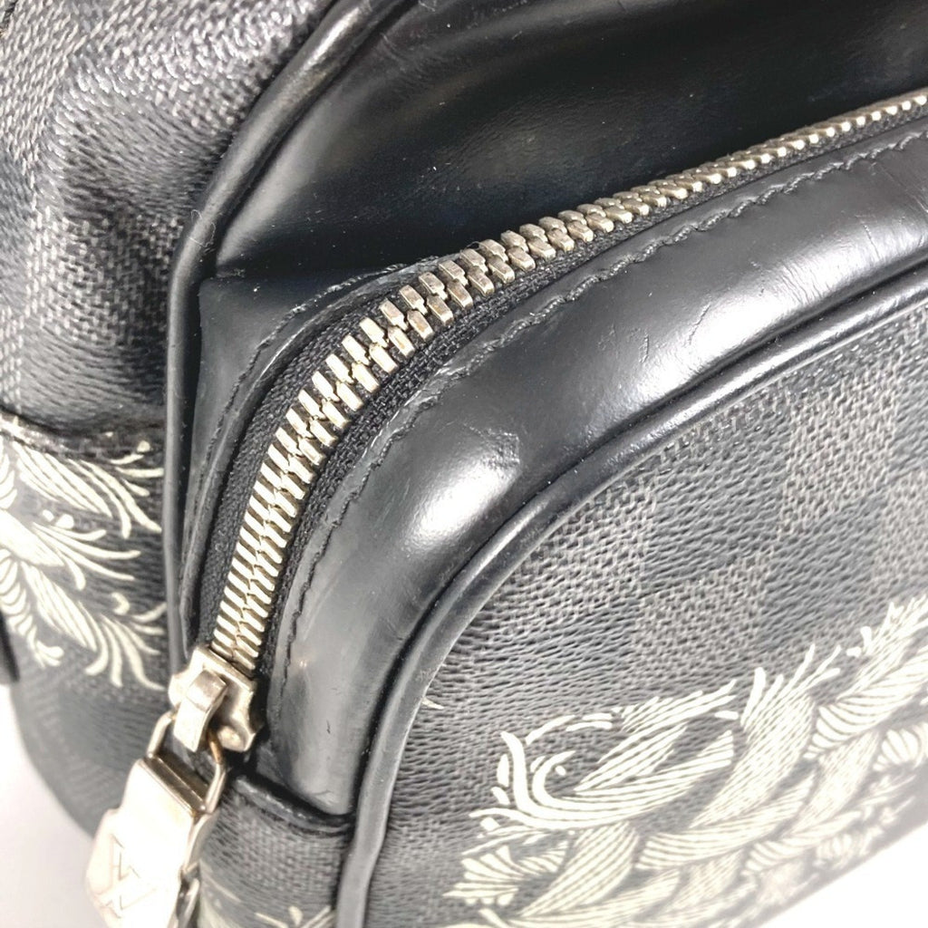 Louis Vuitton Black Damier Graphite Shoulder Bag (Pre-Owned)