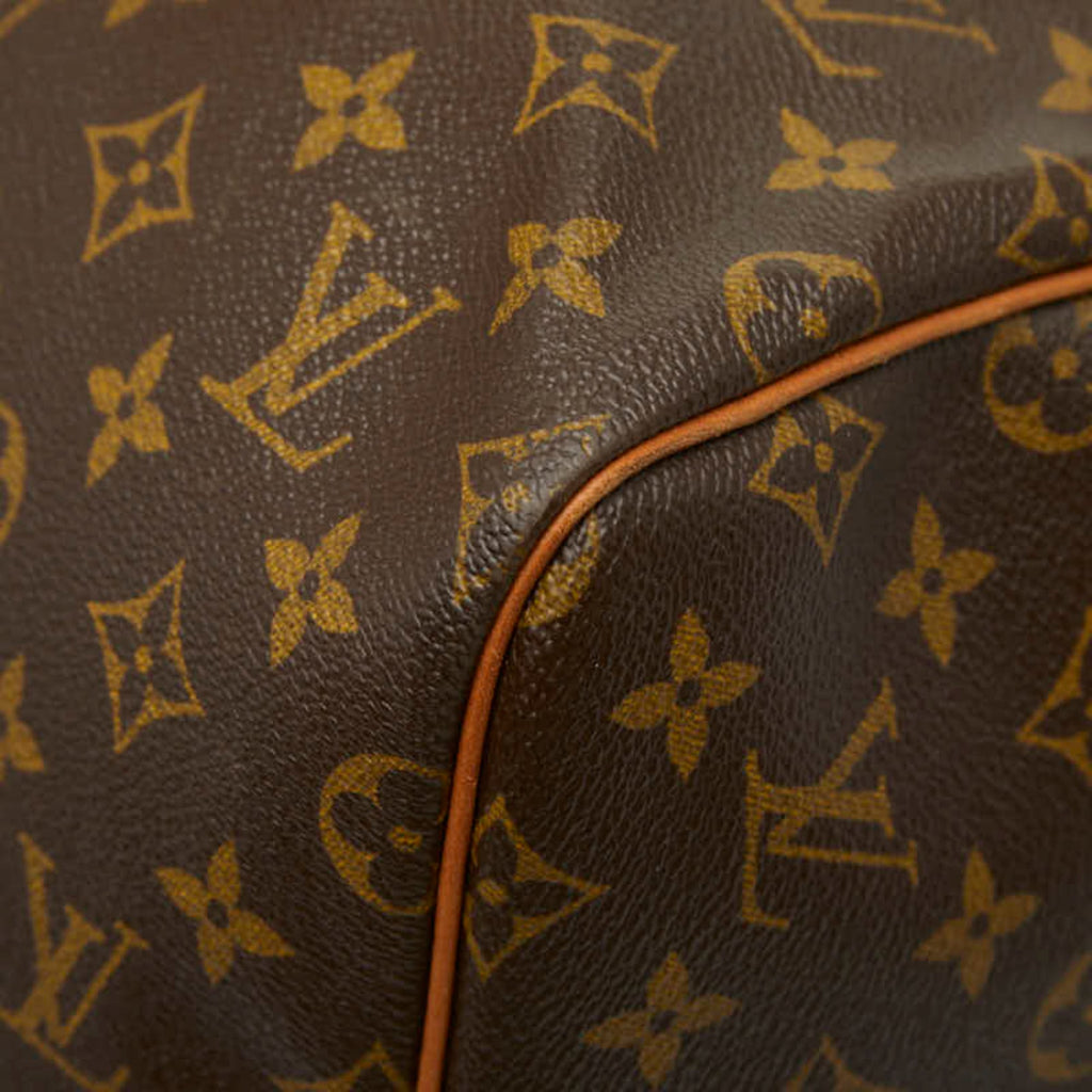 Louis Vuitton Monogram Brown Pvc Leather Boston Bag Shoulder Bag (Pre-Owned)