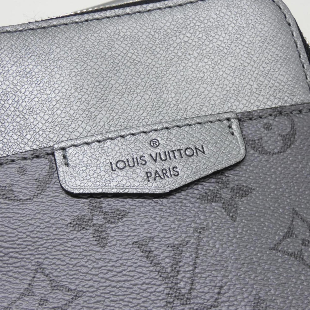 Louis Vuitton Gunmetal Coated Canvas Leather Shoulder Bag (Pre-Owned)
