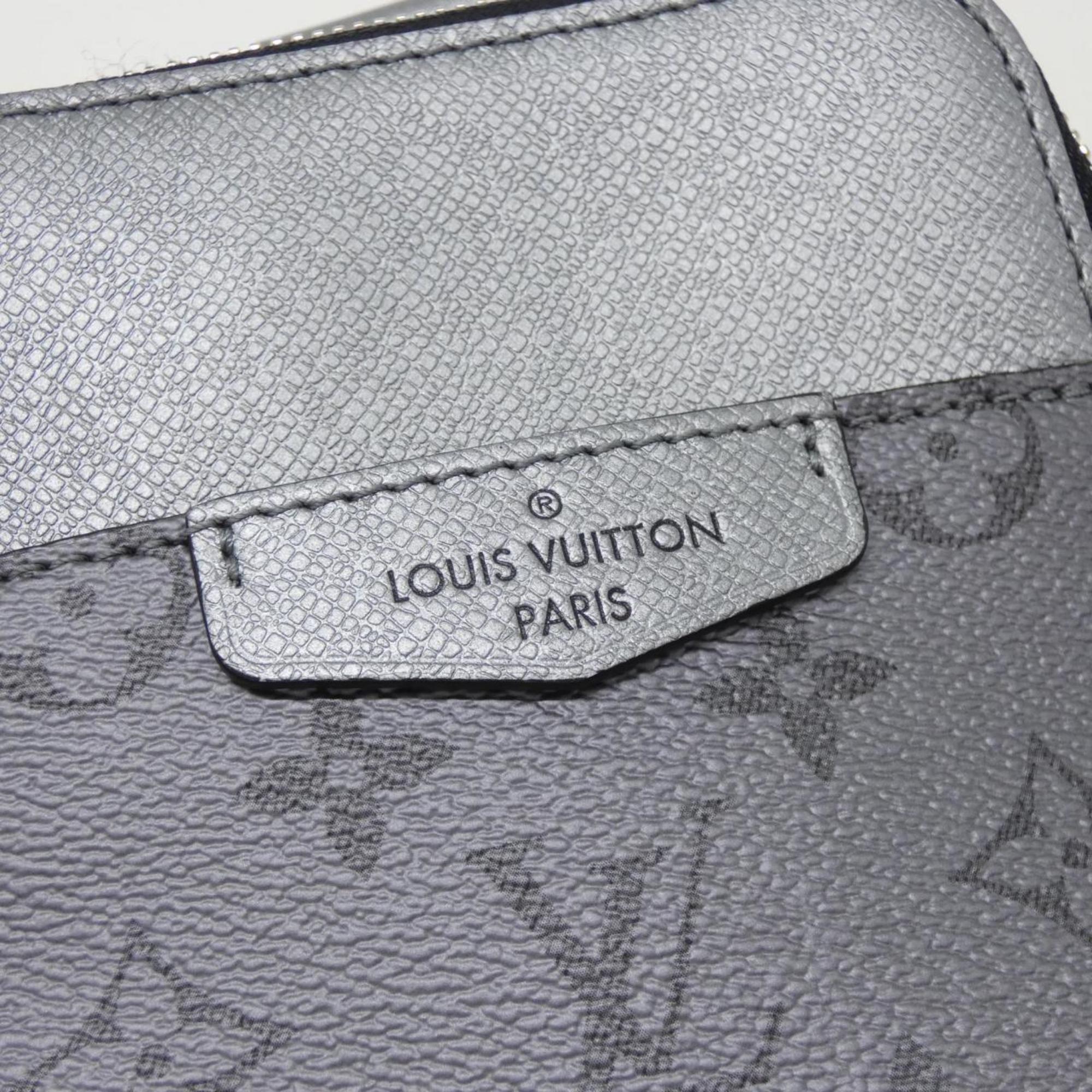 Louis Vuitton Gunmetal Coated Canvas Leather Shoulder Bag (Pre-Owned)