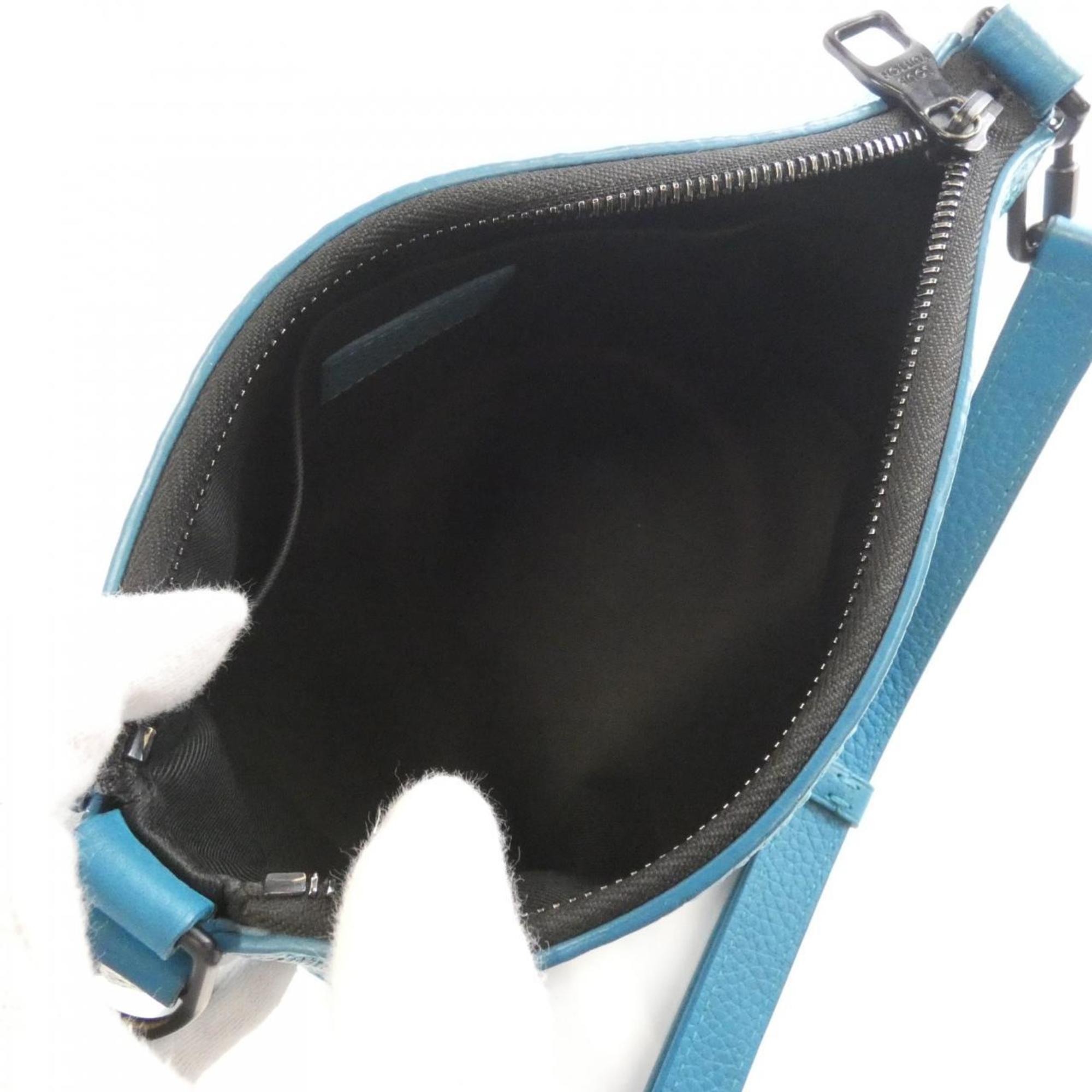 Louis Vuitton Turquoise Leather Shoulder Bag (Pre-Owned)