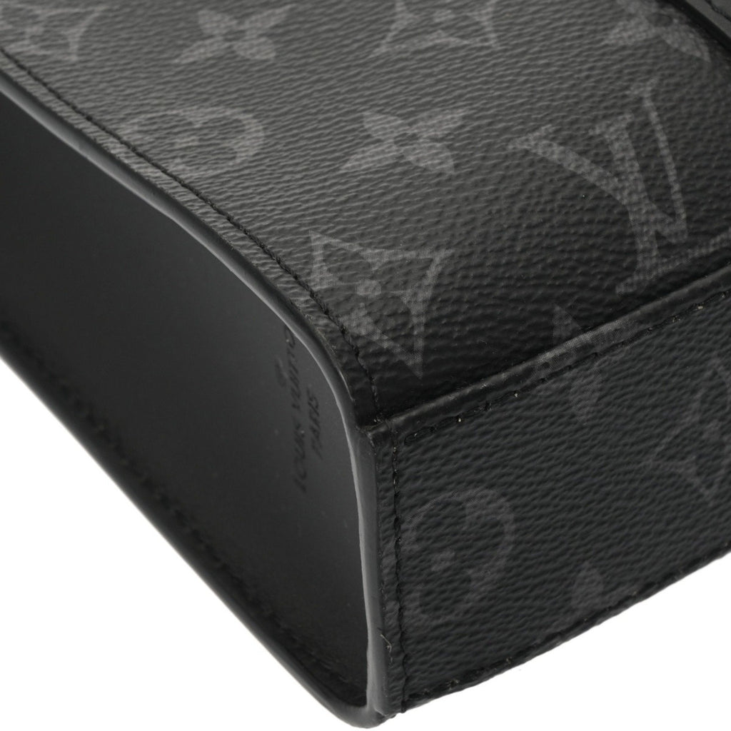 Louis Vuitton Black Gray Monogram Eclipse Canvas Handbag (Pre-Owned)