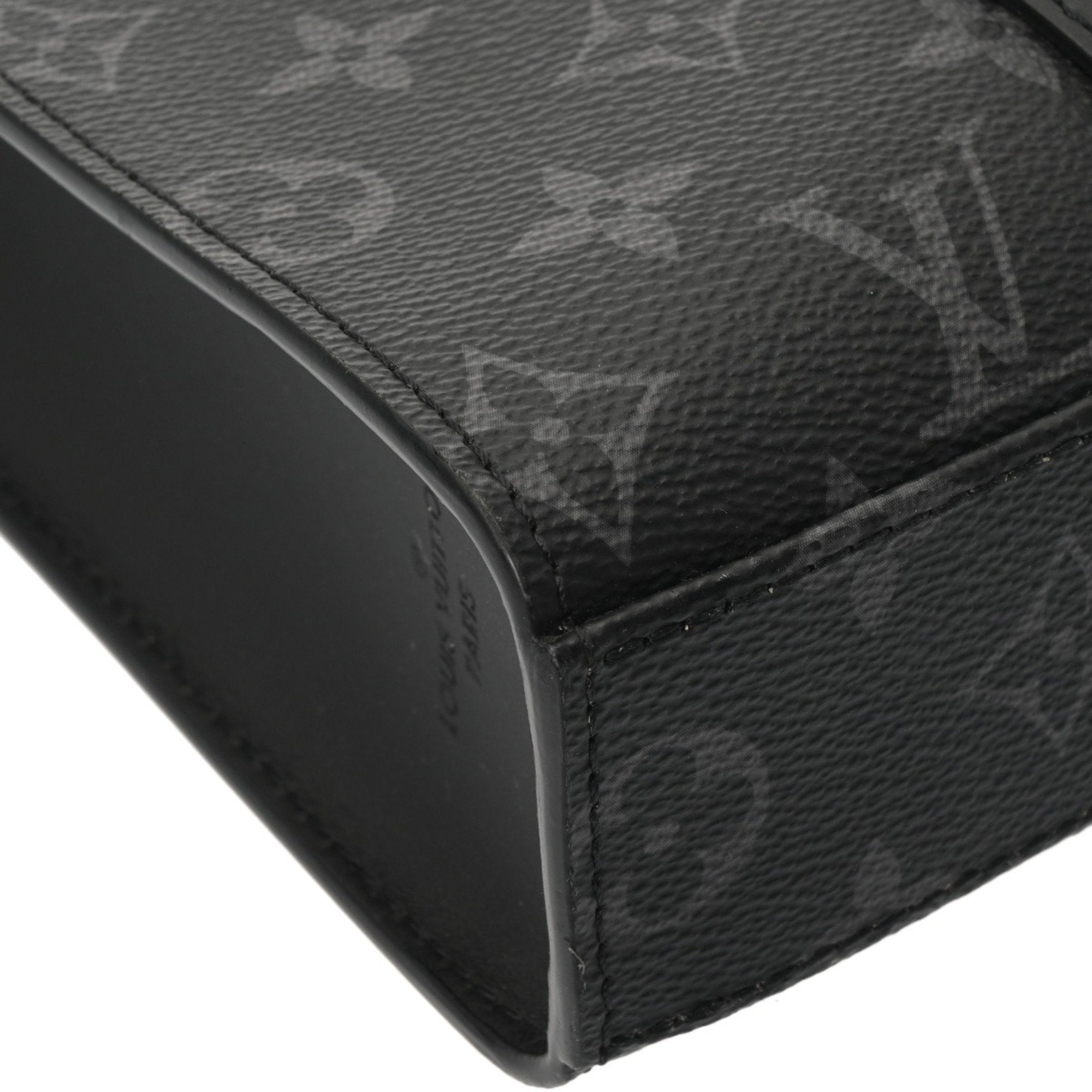 Louis Vuitton Black Gray Monogram Eclipse Canvas Handbag (Pre-Owned)