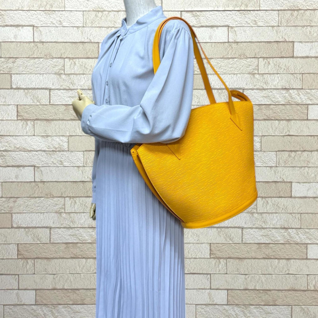 Louis Vuitton Epi Yellow Epi Leather Shoulder Bag (Pre-Owned)