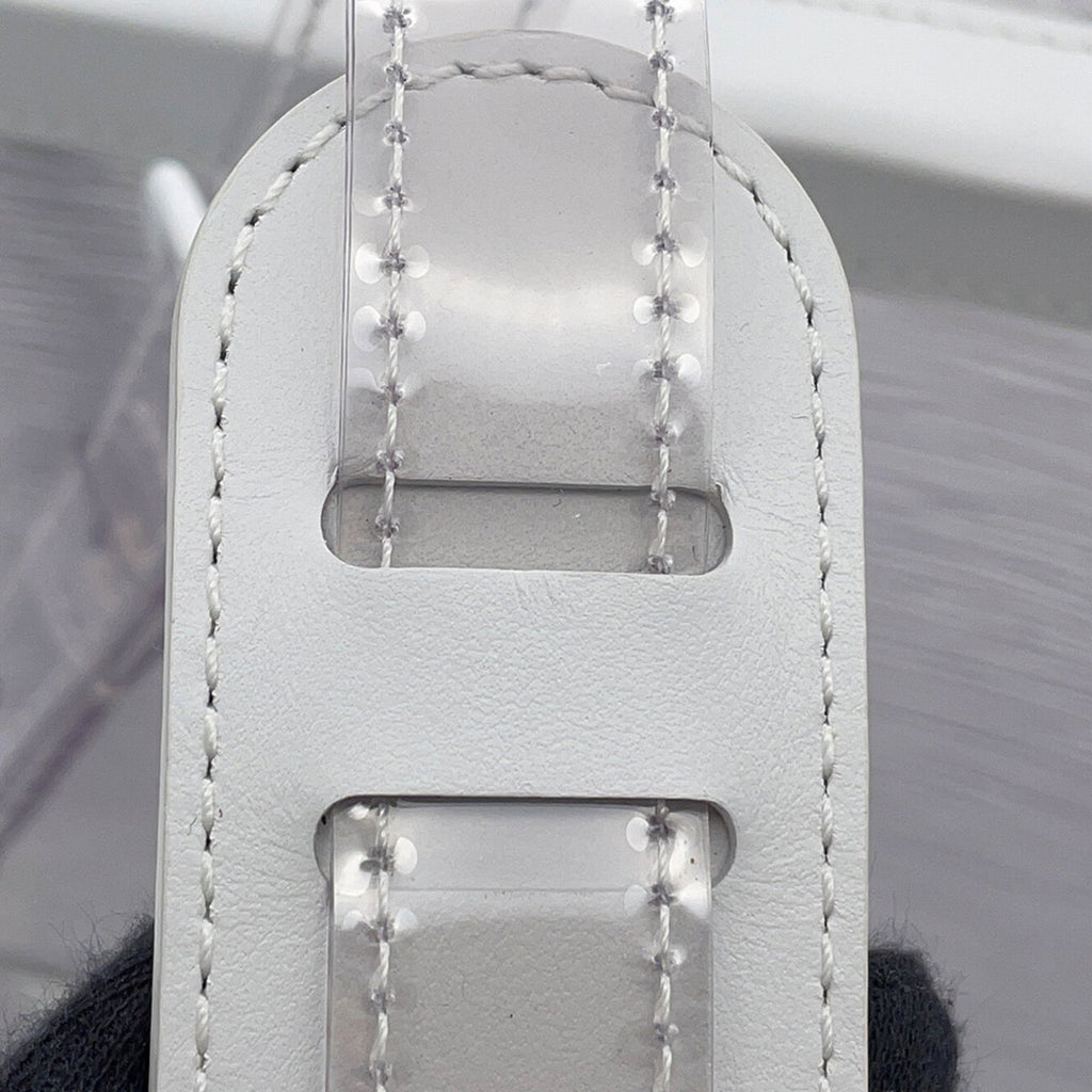 Louis Vuitton White Pvc Leather Shoulder Bag (Pre-Owned)
