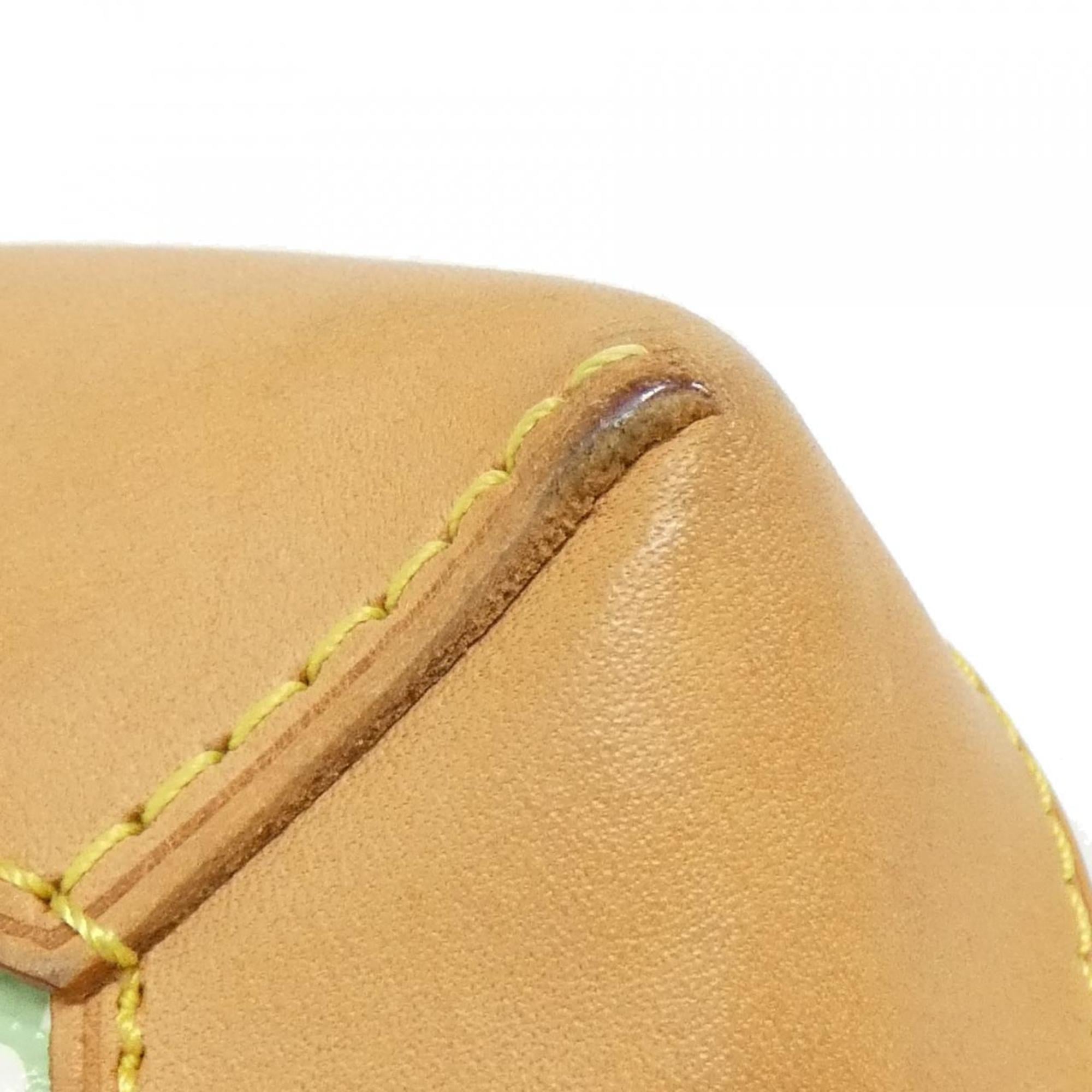 Louis Vuitton White Coated Canvas Shoulder Bag (Pre-Owned)