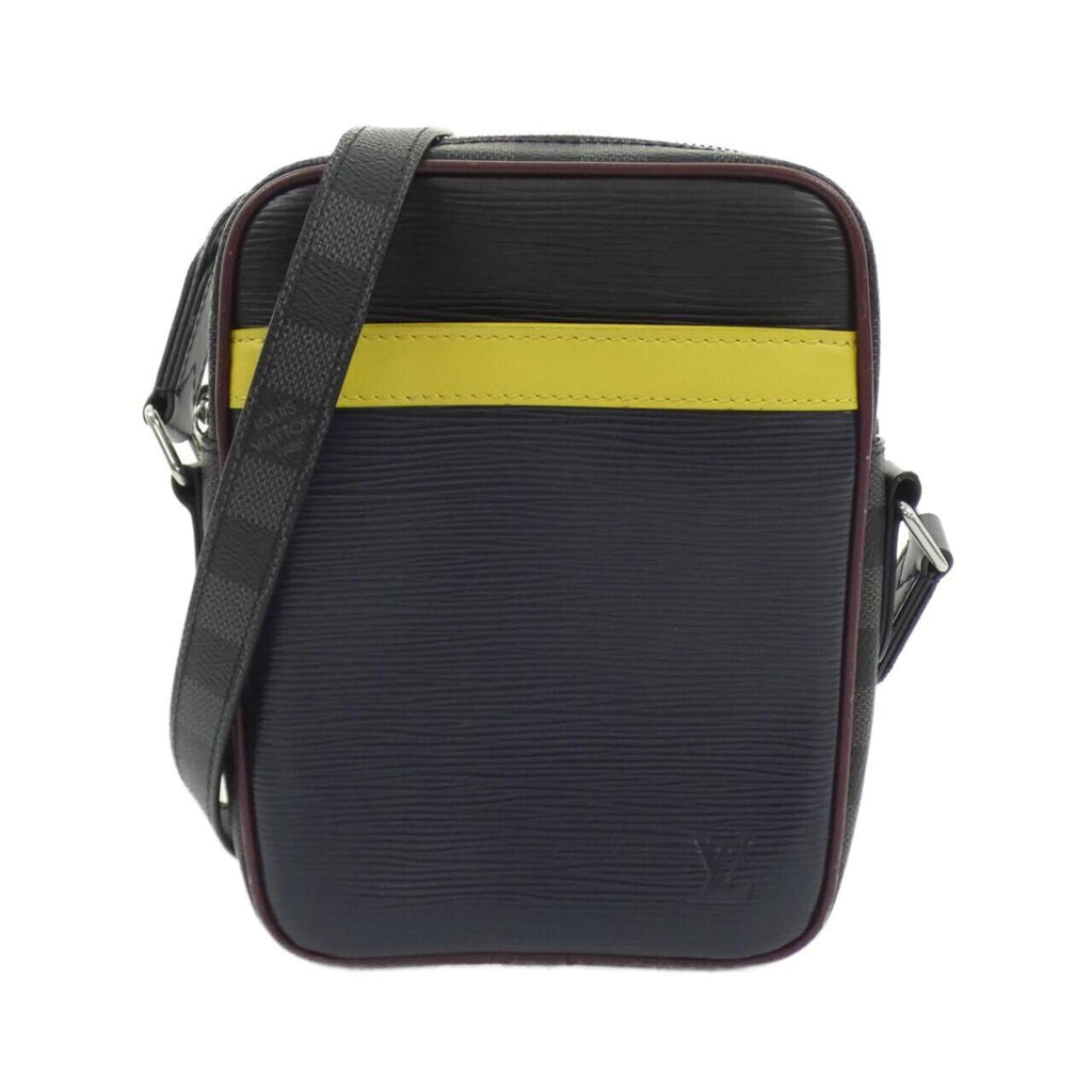 Louis Vuitton Graphite Coated Canvas Leather Shoulder Bag (Pre-Owned)