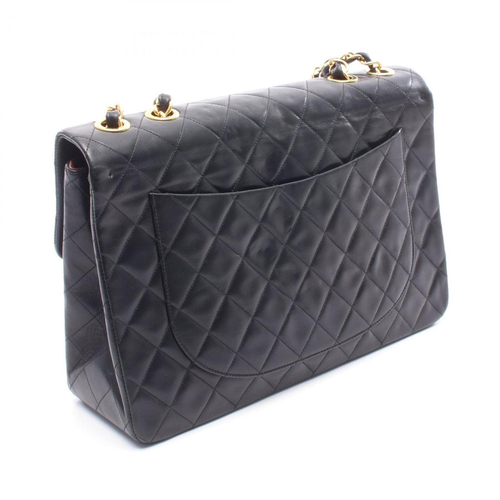 Vintage Classic Single Flap Bag Quilted Lambskin Jumbo