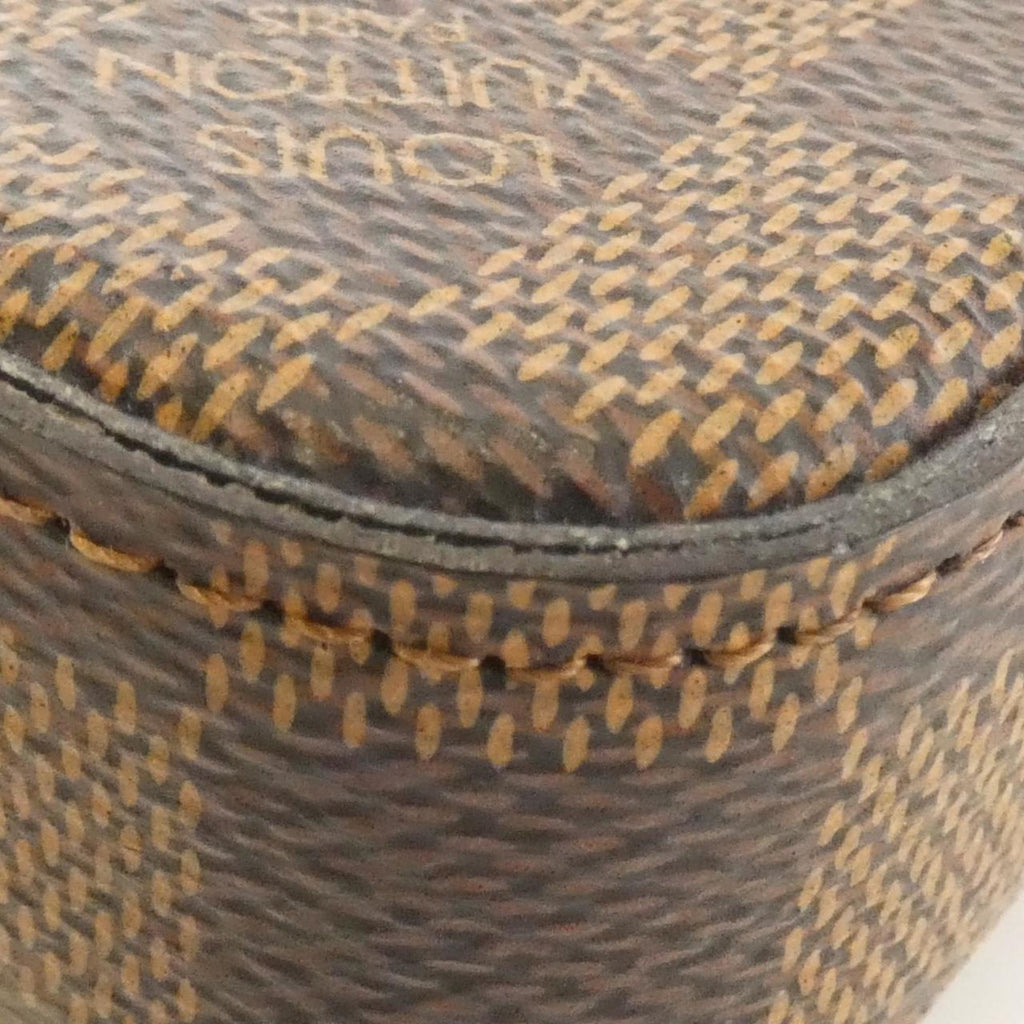 Louis Vuitton Ebene Coated Canvas Pochette Shoulder Bag (Pre-Owned)